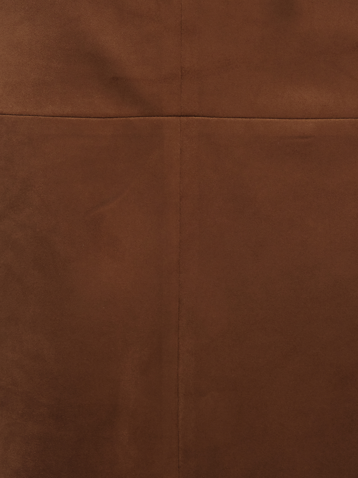 Замшевая терракотовая юбка