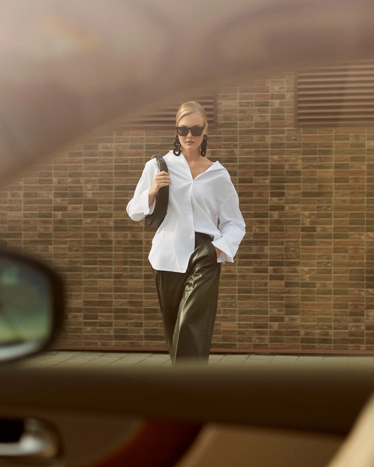 Белая рубашка оверсайз new