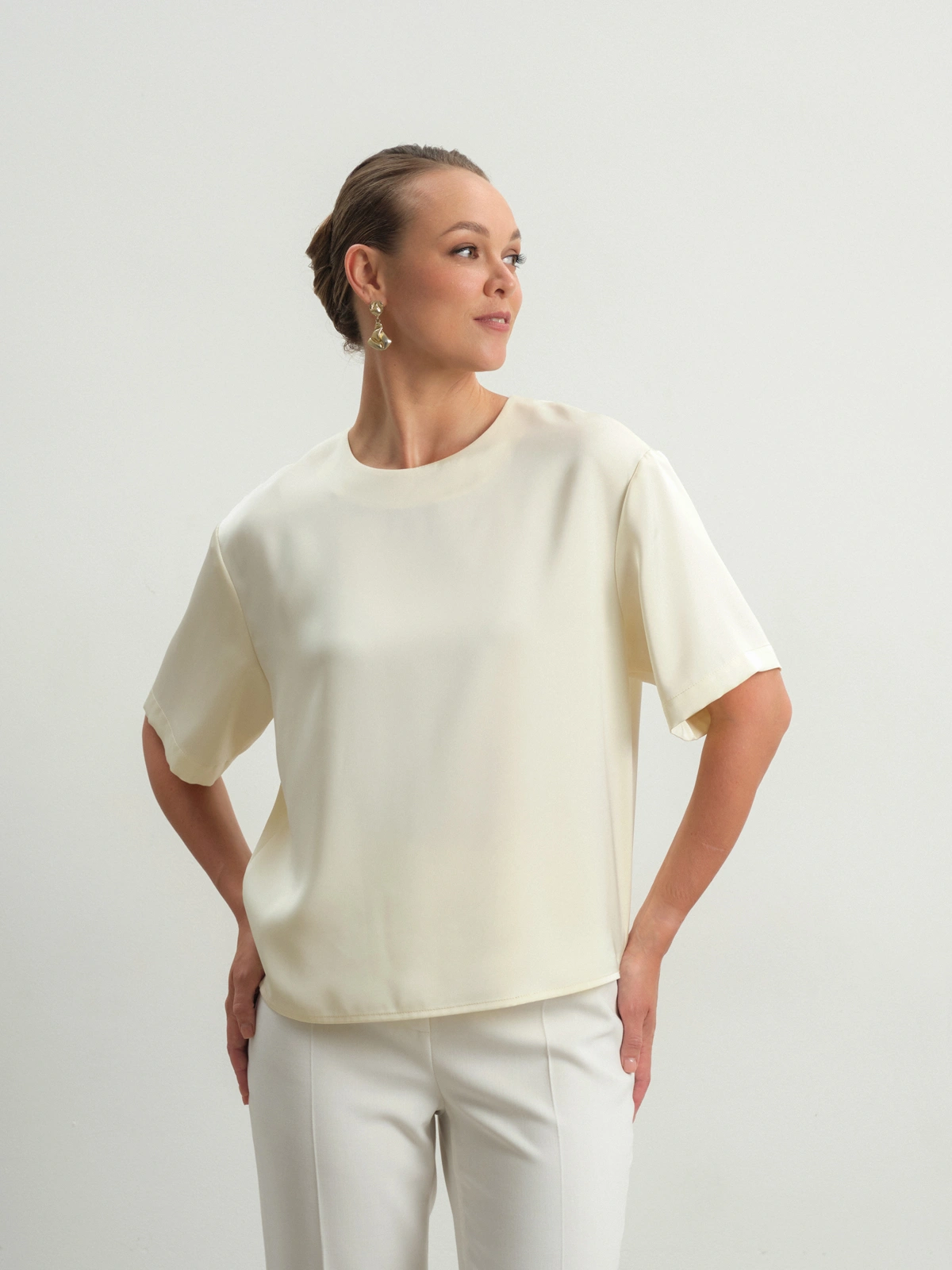 Сливочная блуза Desire