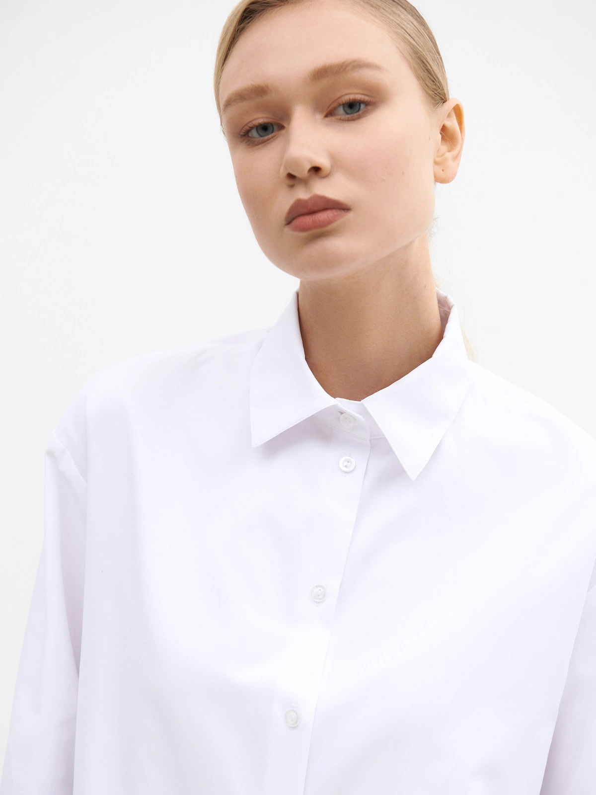 Белая рубашка оверсайз new