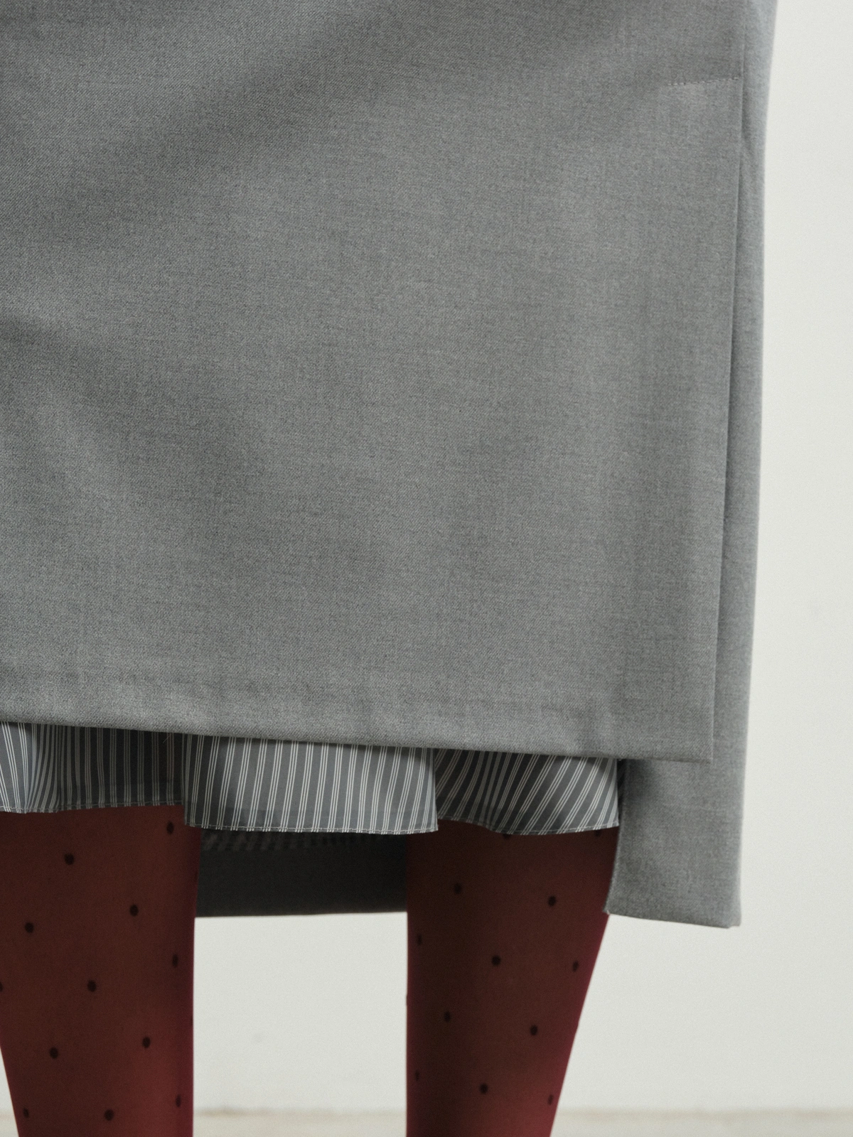 Юбка с воланом в полоску Viola