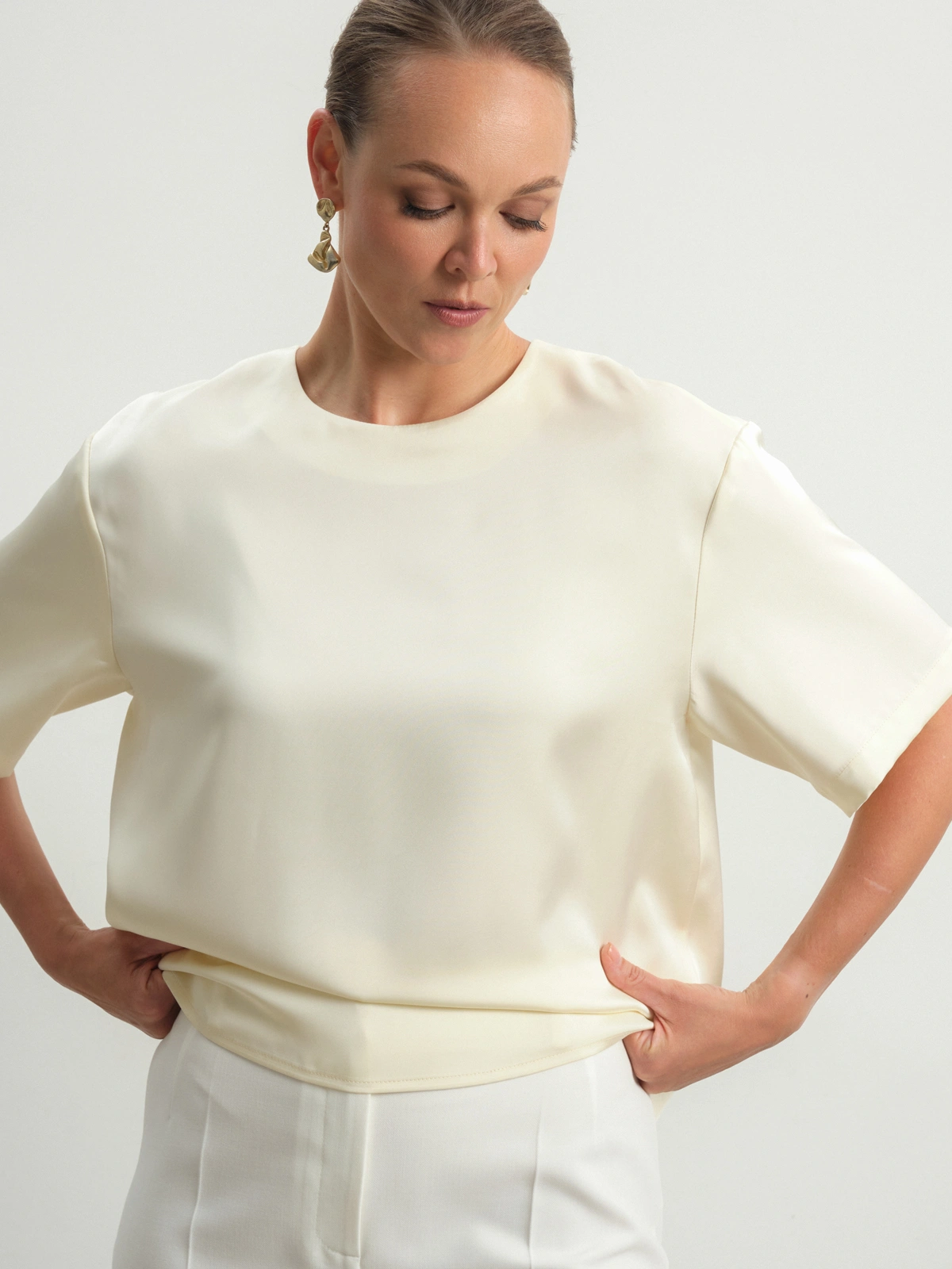 Сливочная блуза Desire