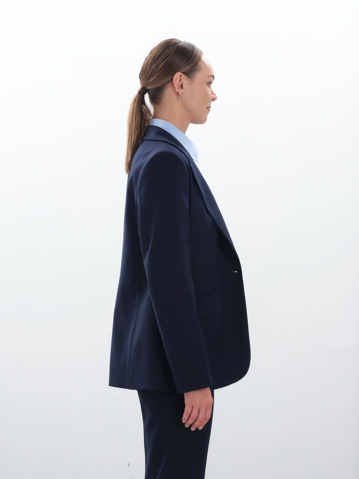 Жакет классический синий