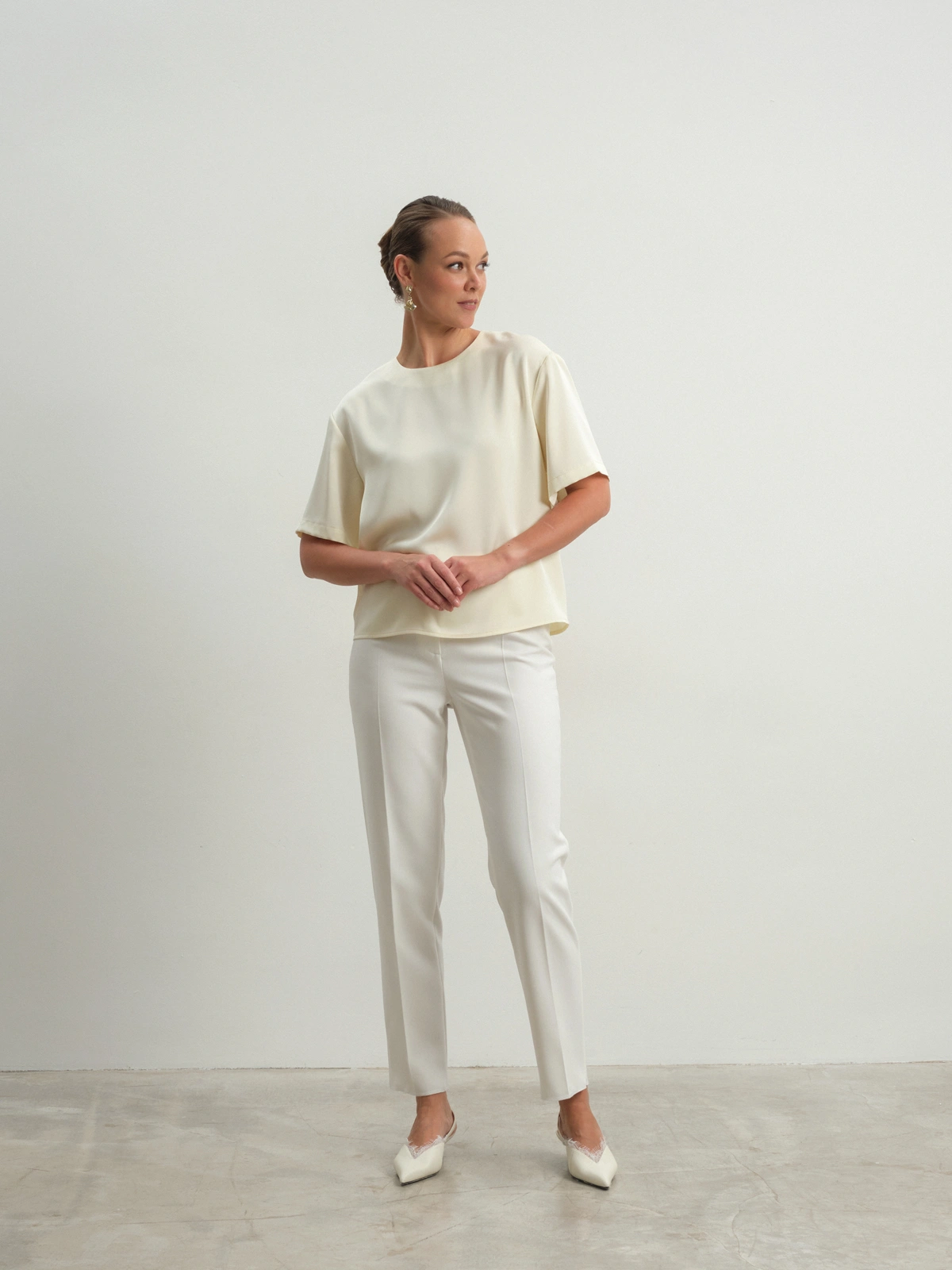 Сливочная блуза Desire