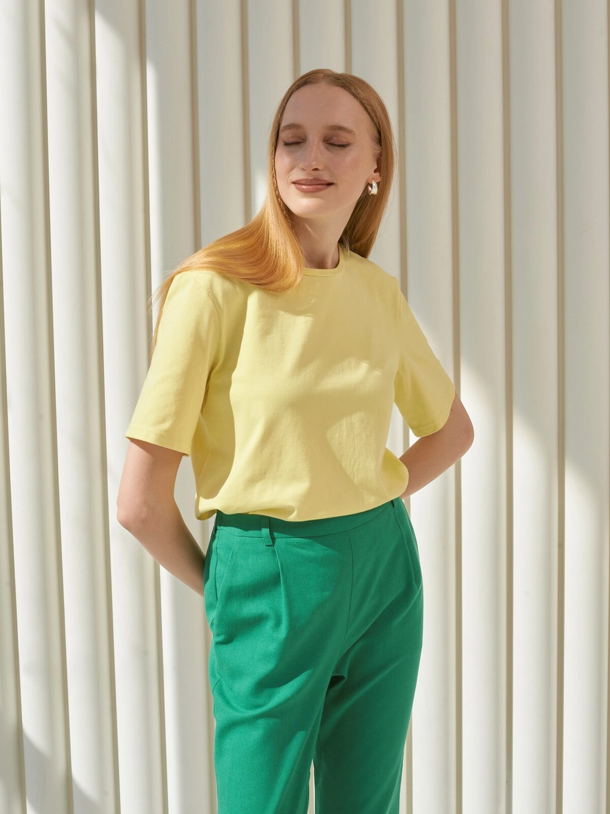 Лимонная футболка