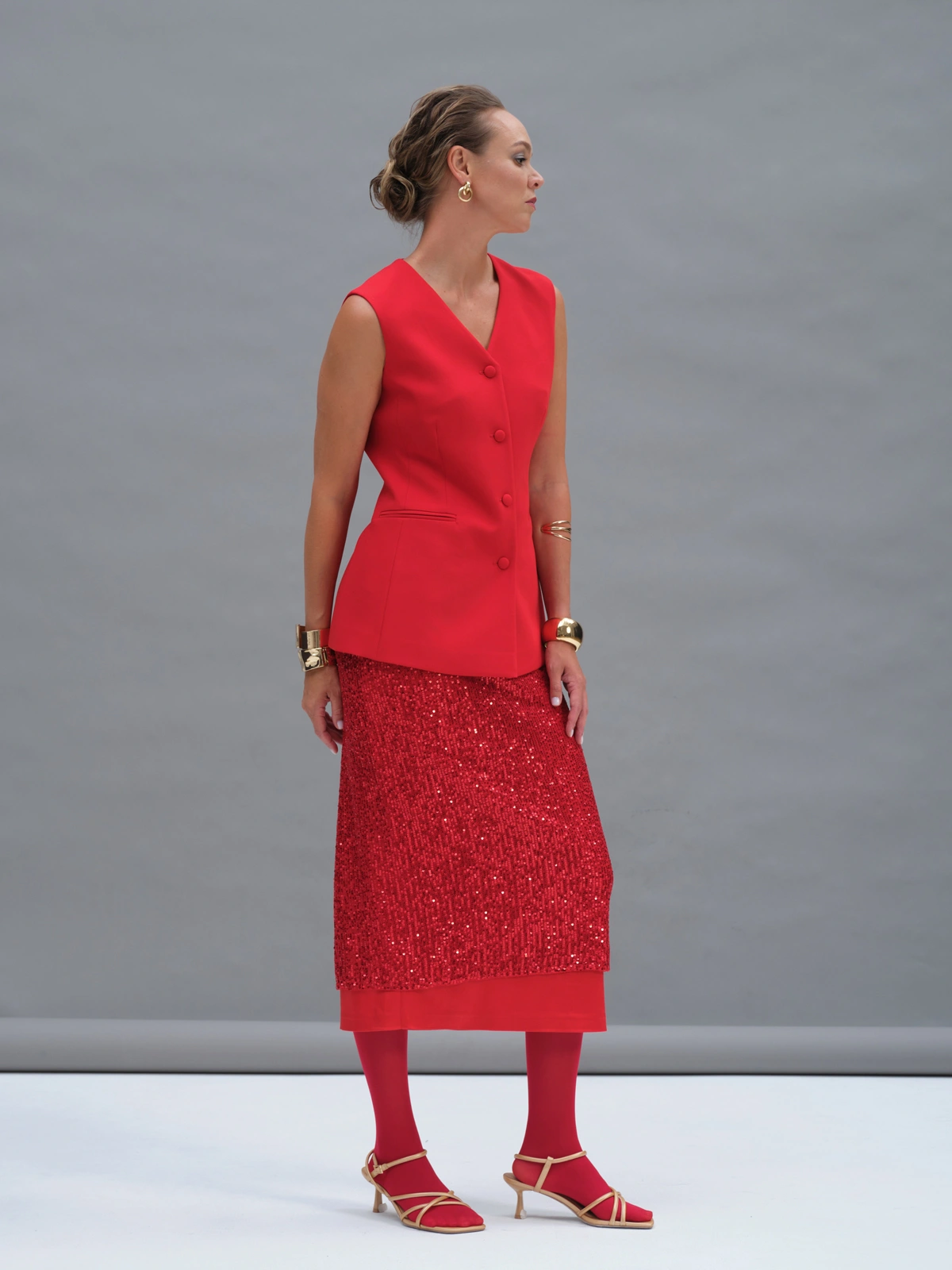 Двойная юбка Cupid