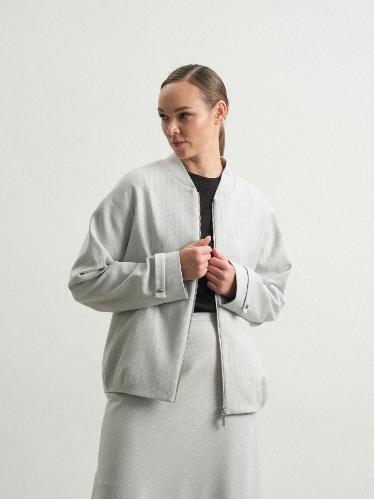 Бомбер в ёлочку Anemone