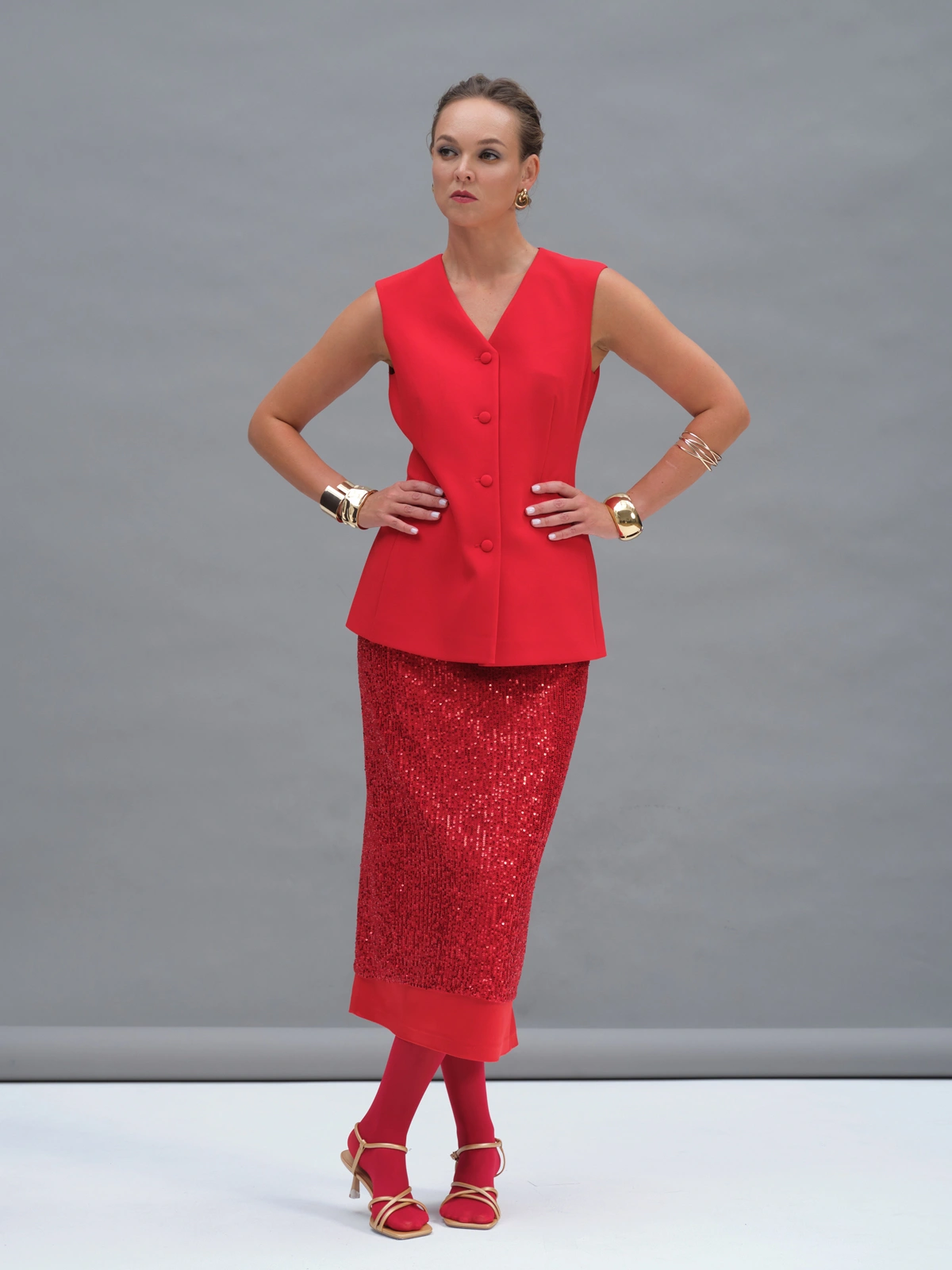 Двойная юбка Cupid