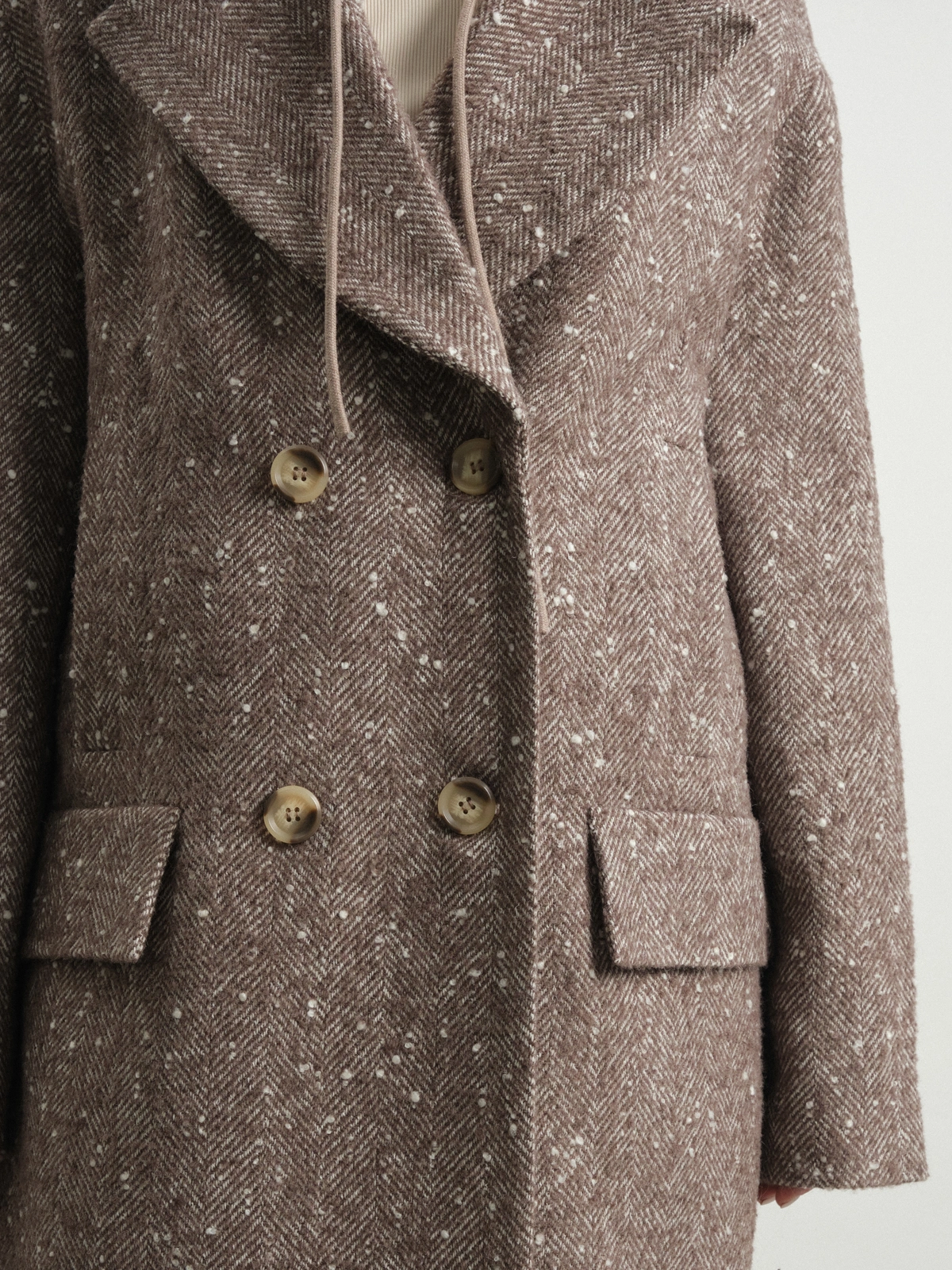 Пальто с капюшоном Hyacinth