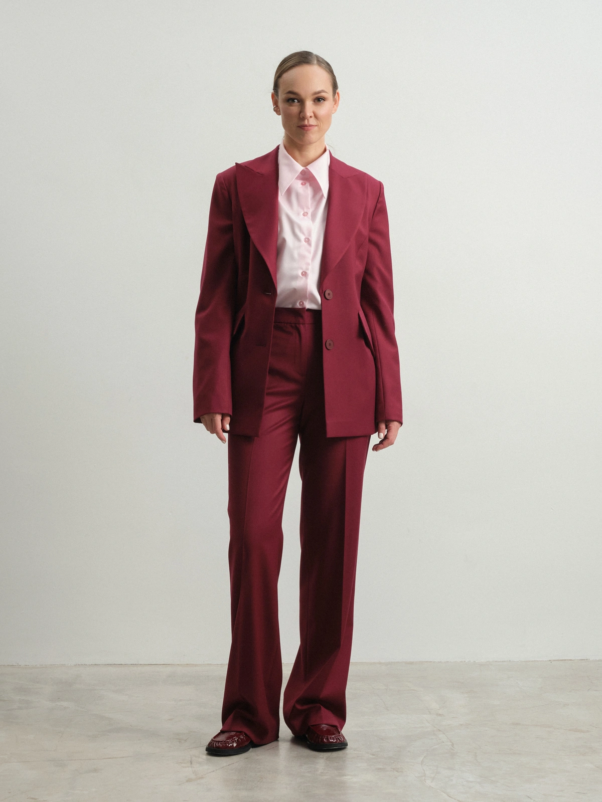 Брюки в винном оттенке Iris