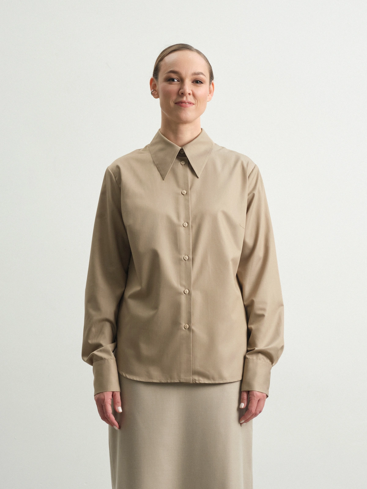 Рубашка с акцентными деталями Skilla