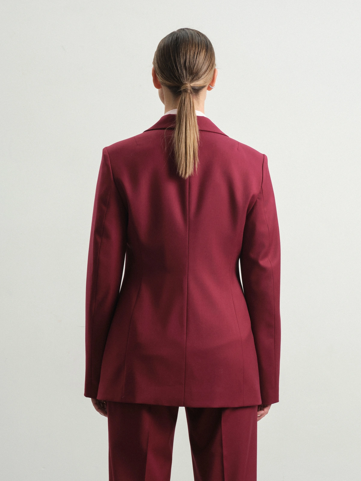 Жакет в винном оттенке Iris