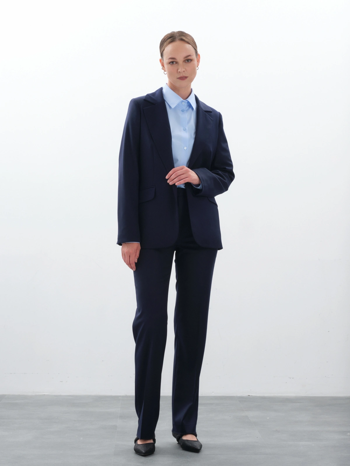 Жакет классический синий