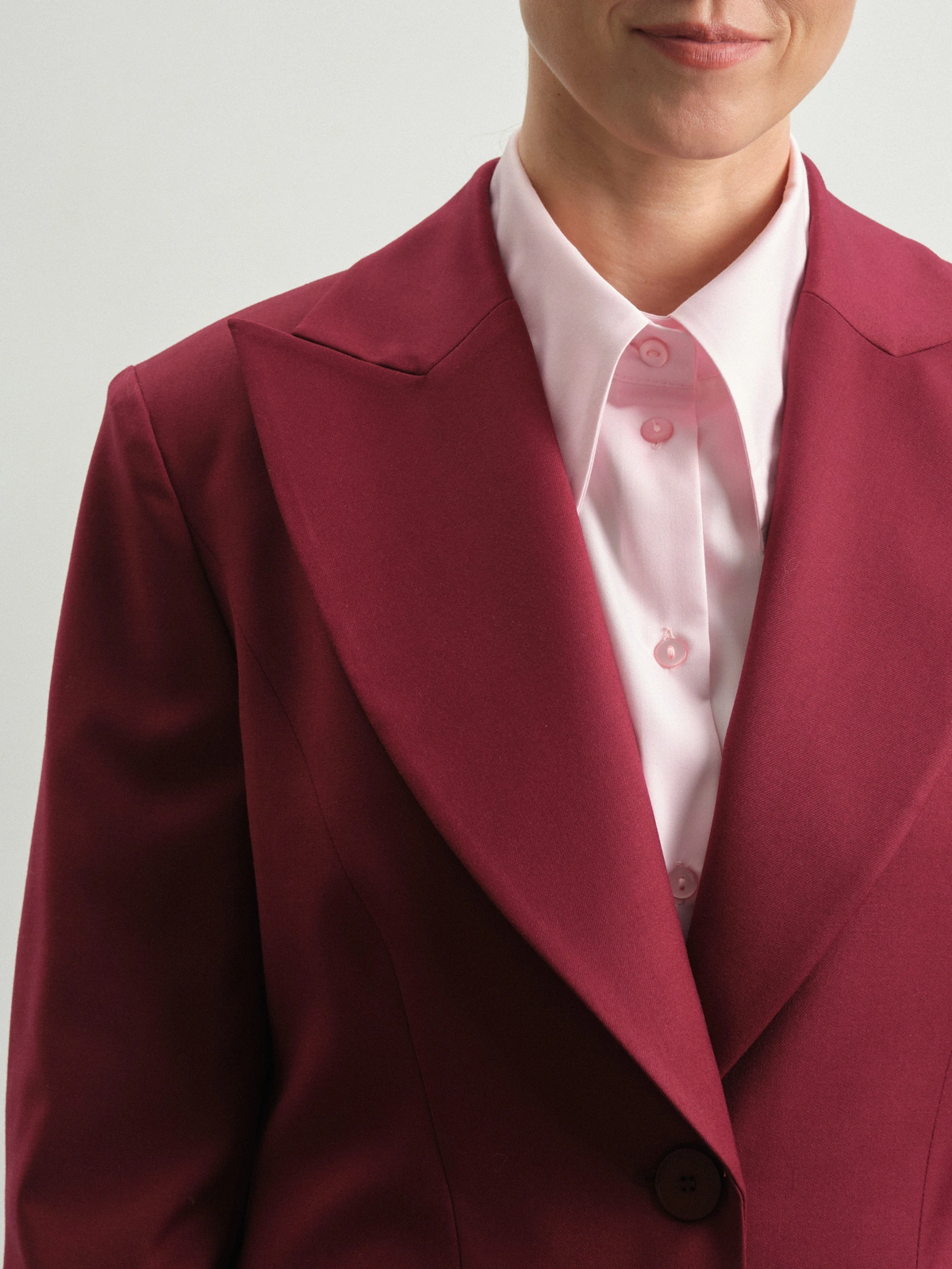 Жакет в винном оттенке Iris
