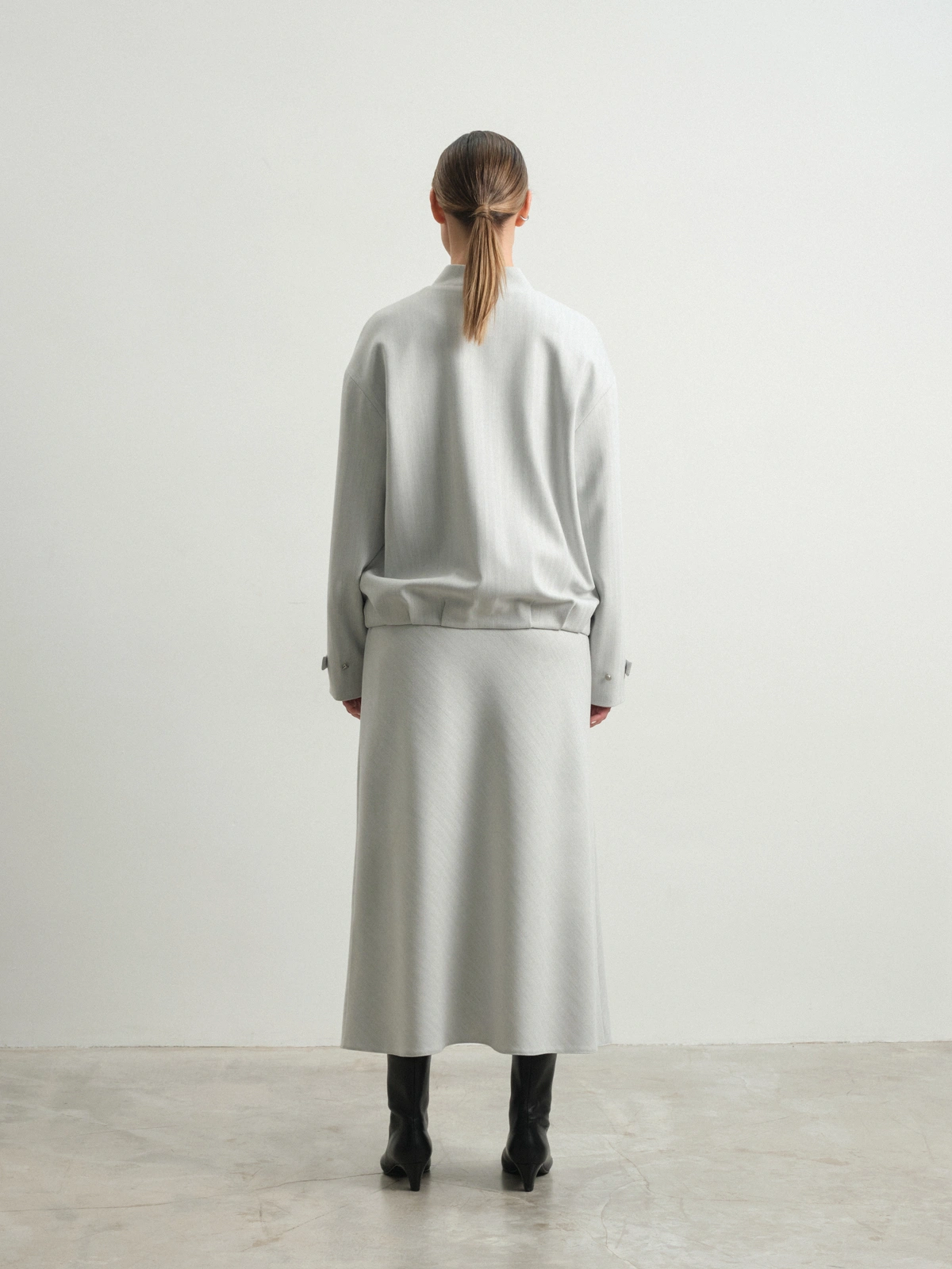 Светло-серая юбка Anemone