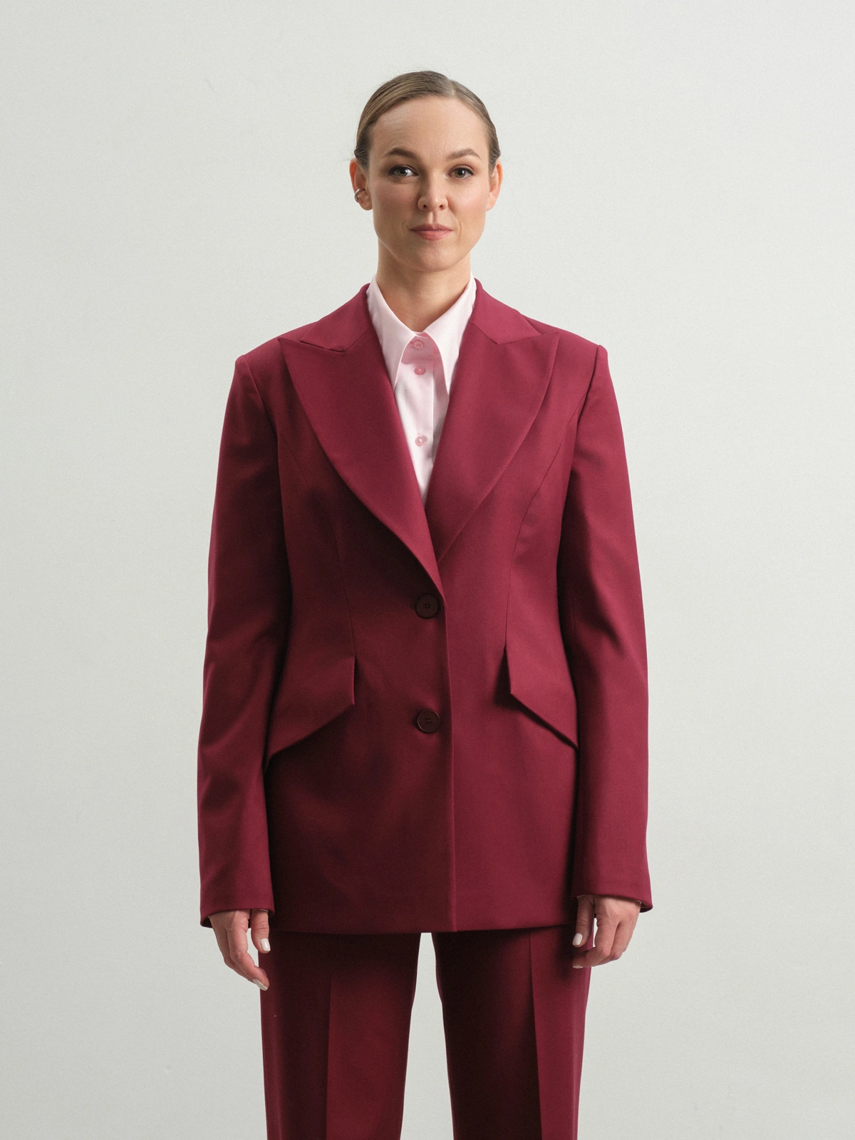 Жакет в винном оттенке Iris