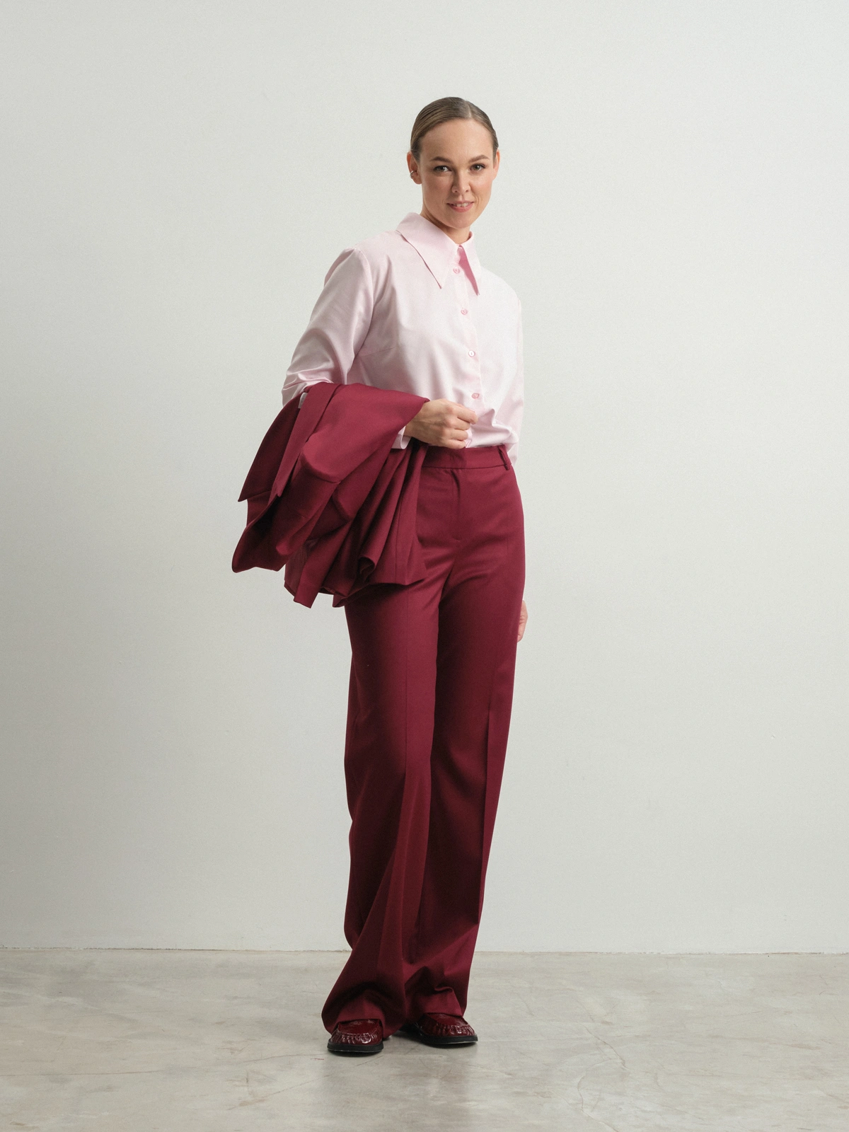 Брюки в винном оттенке Iris