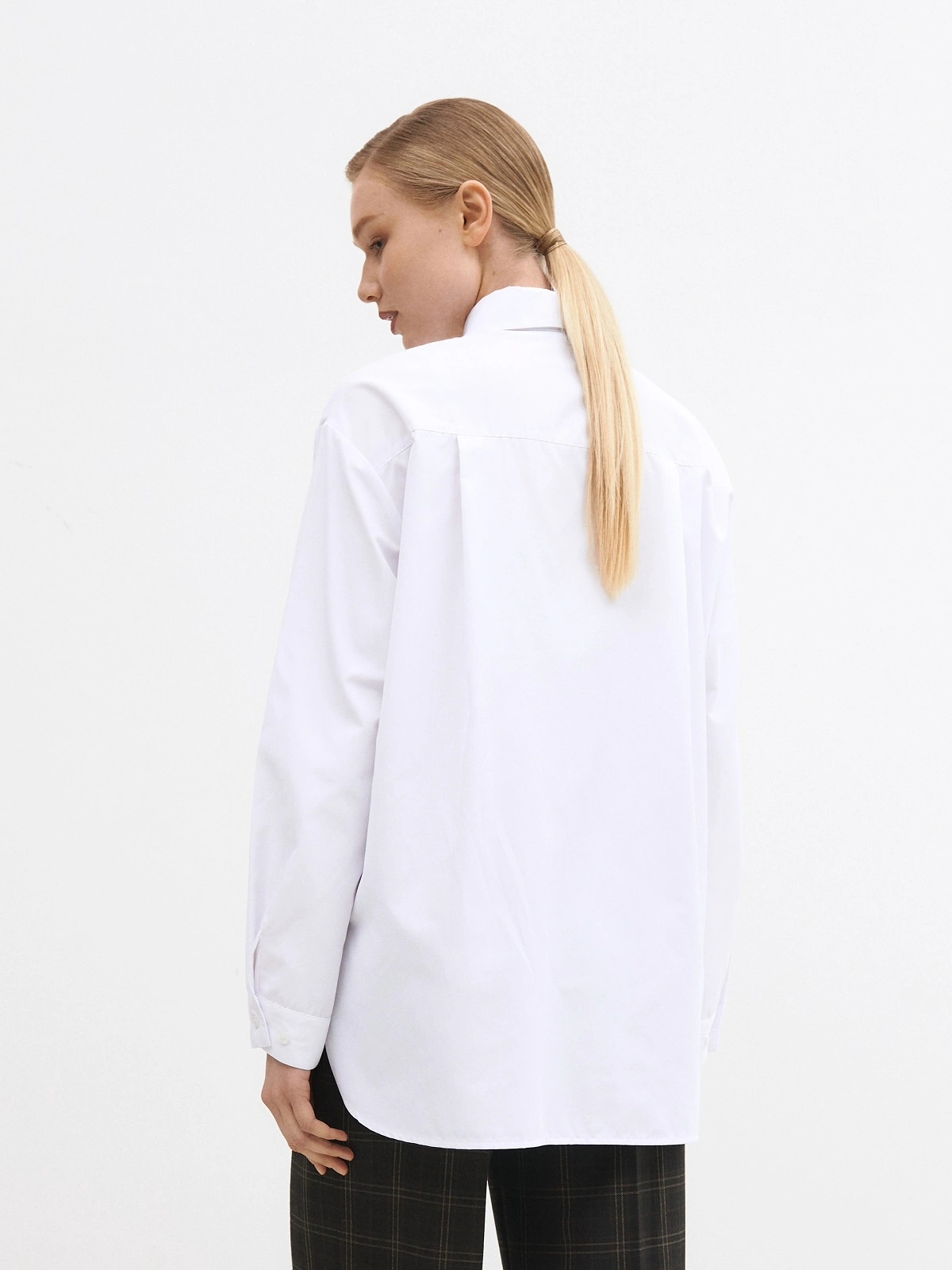 Белая рубашка оверсайз new