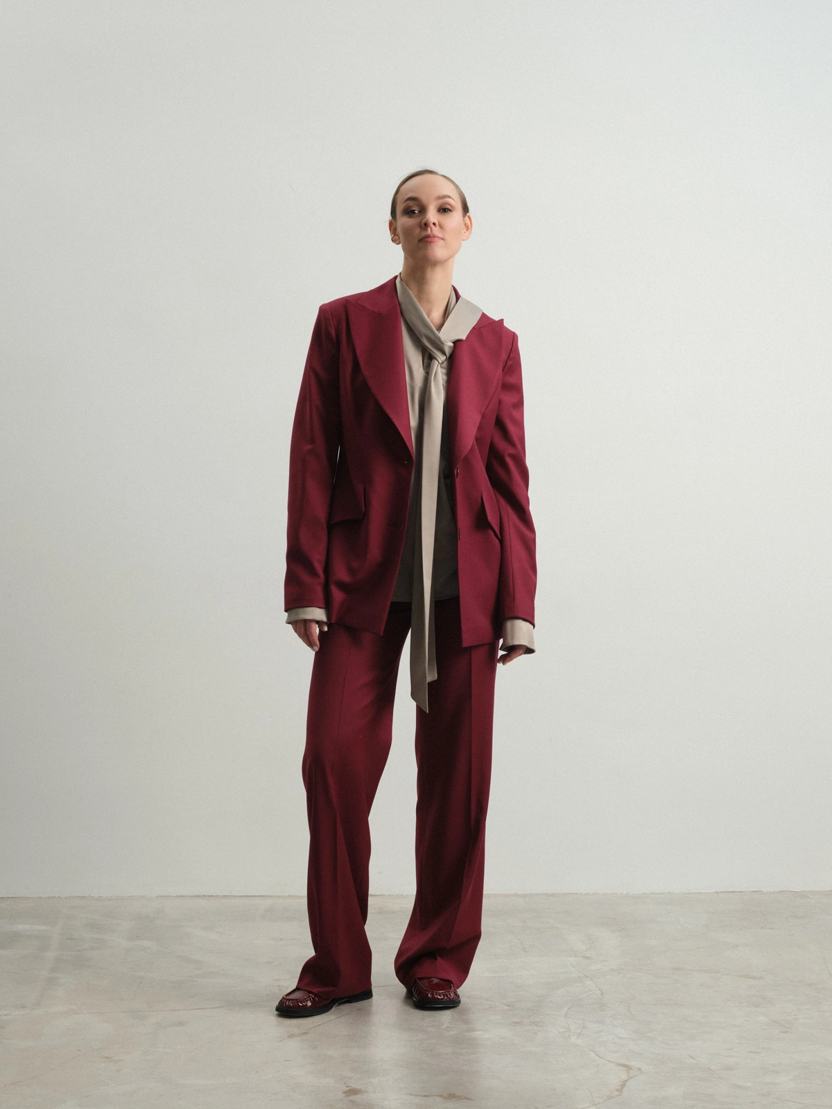 Брюки в винном оттенке Iris