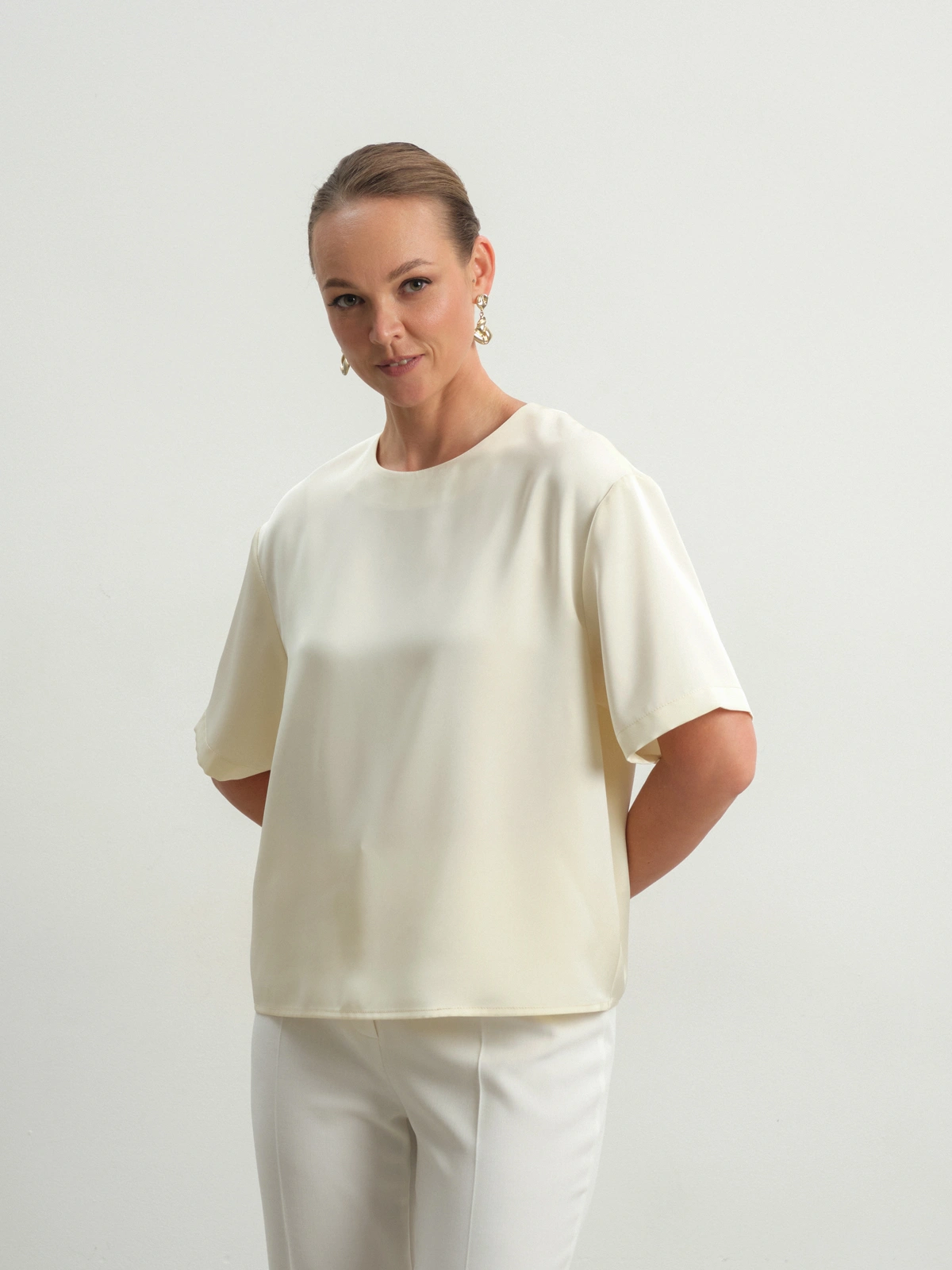 Сливочная блуза Desire