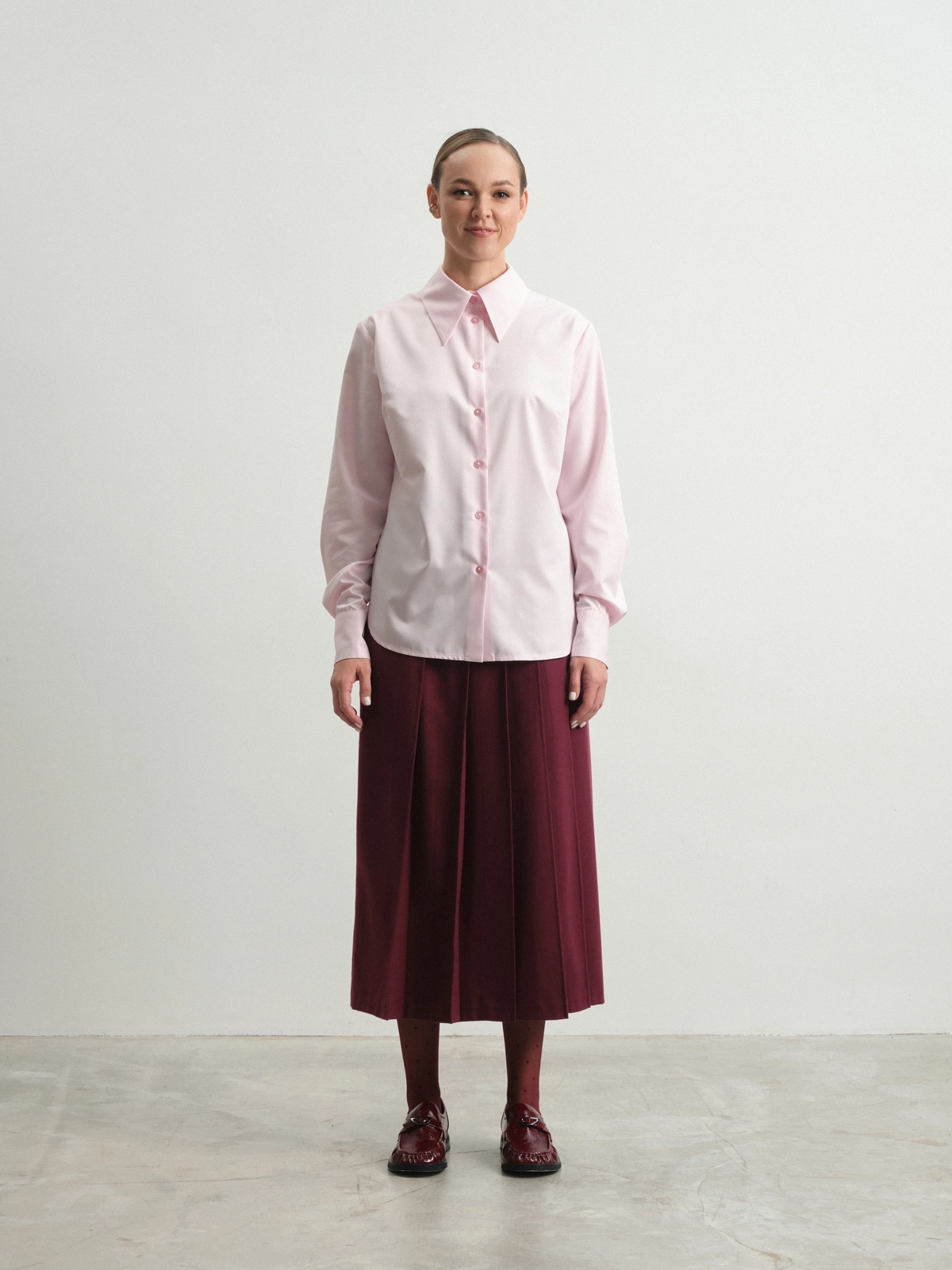 Рубашка с акцентными деталями Cyclamen