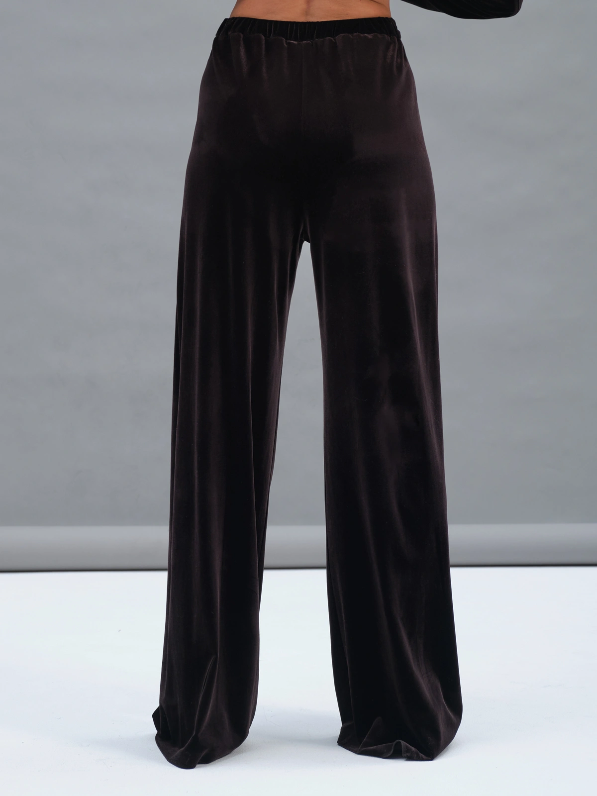 Бархатные прямые брюки Calliope