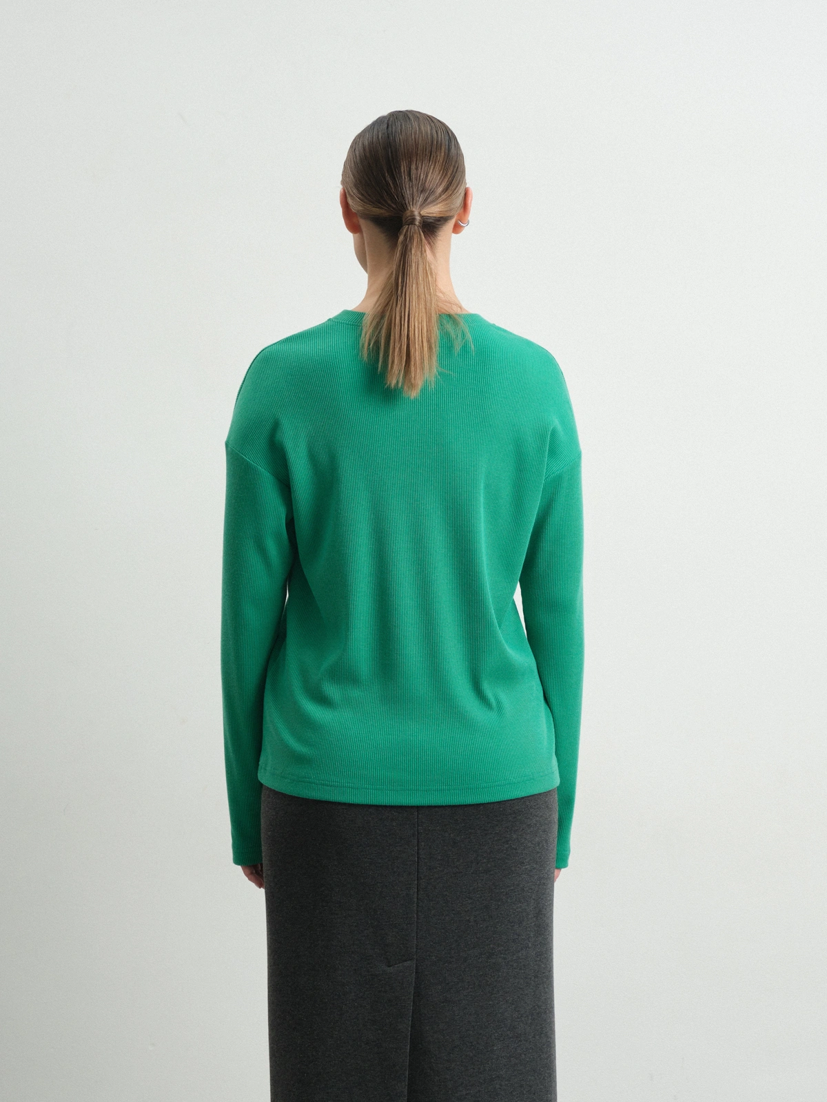 Лонгслив в рубчик Adonis