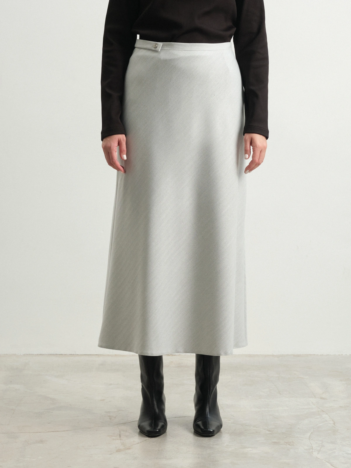 Светло-серая юбка Anemone