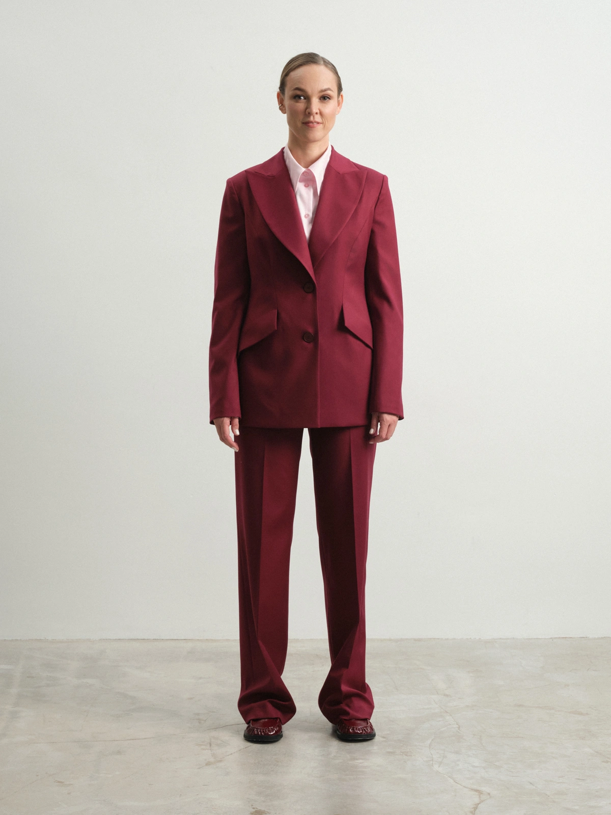 Брюки в винном оттенке Iris