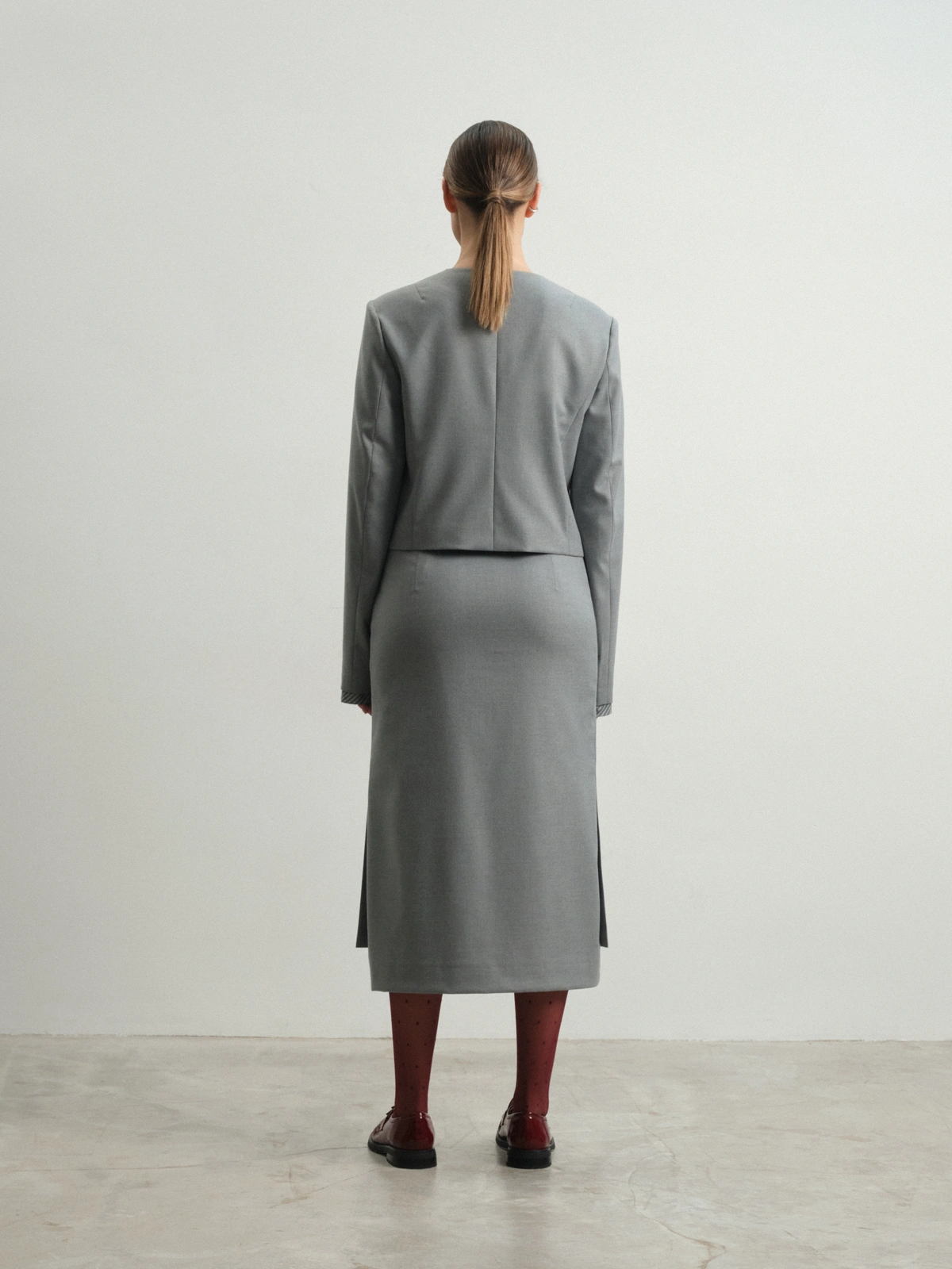 Юбка с воланом в полоску Viola