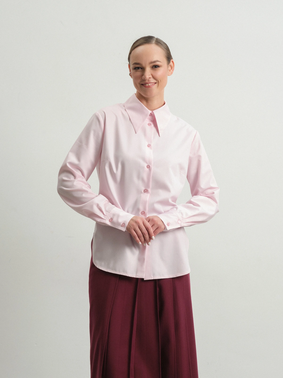 Рубашка с акцентными деталями Cyclamen