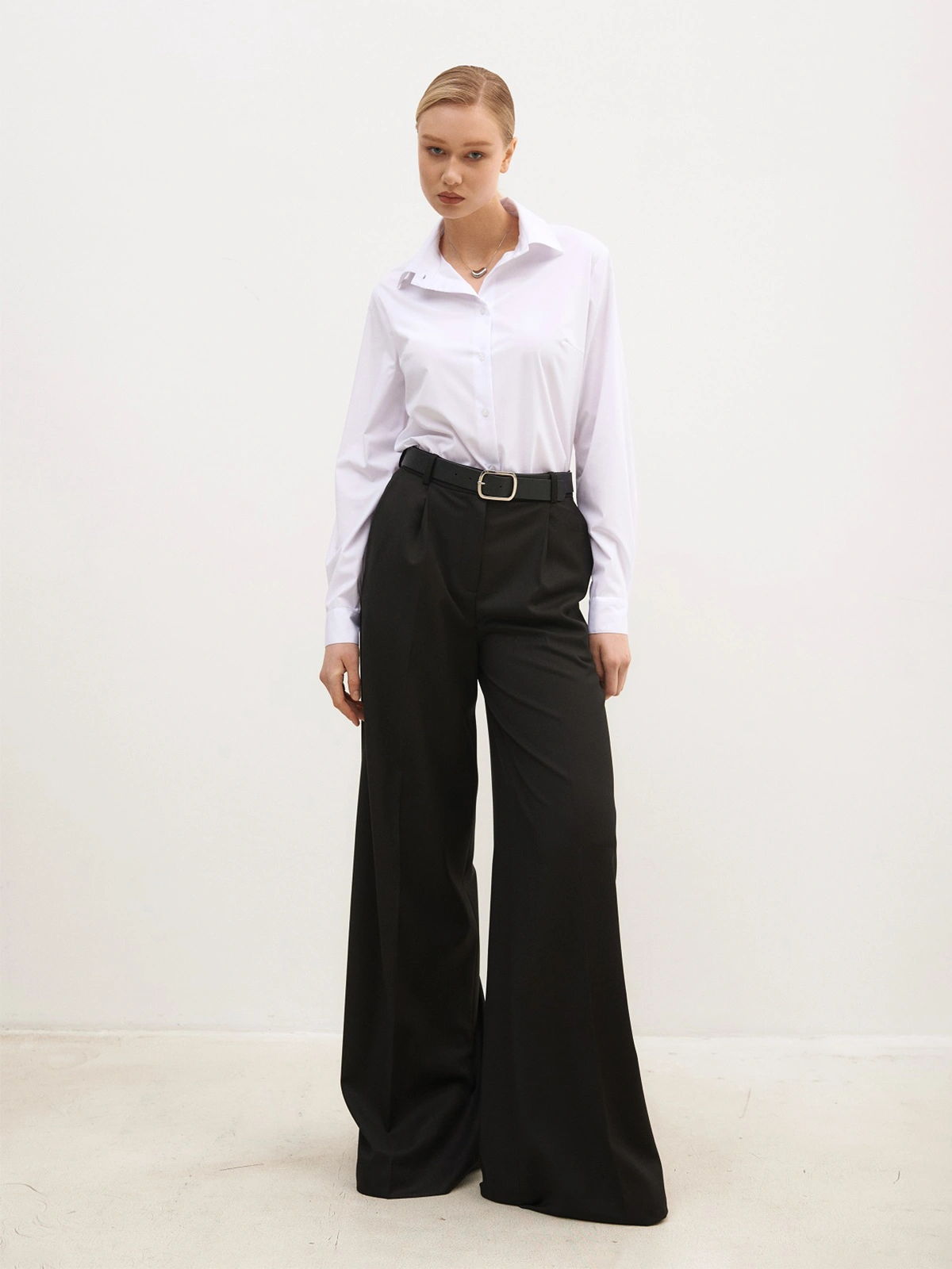 Черные брюки палаццо new