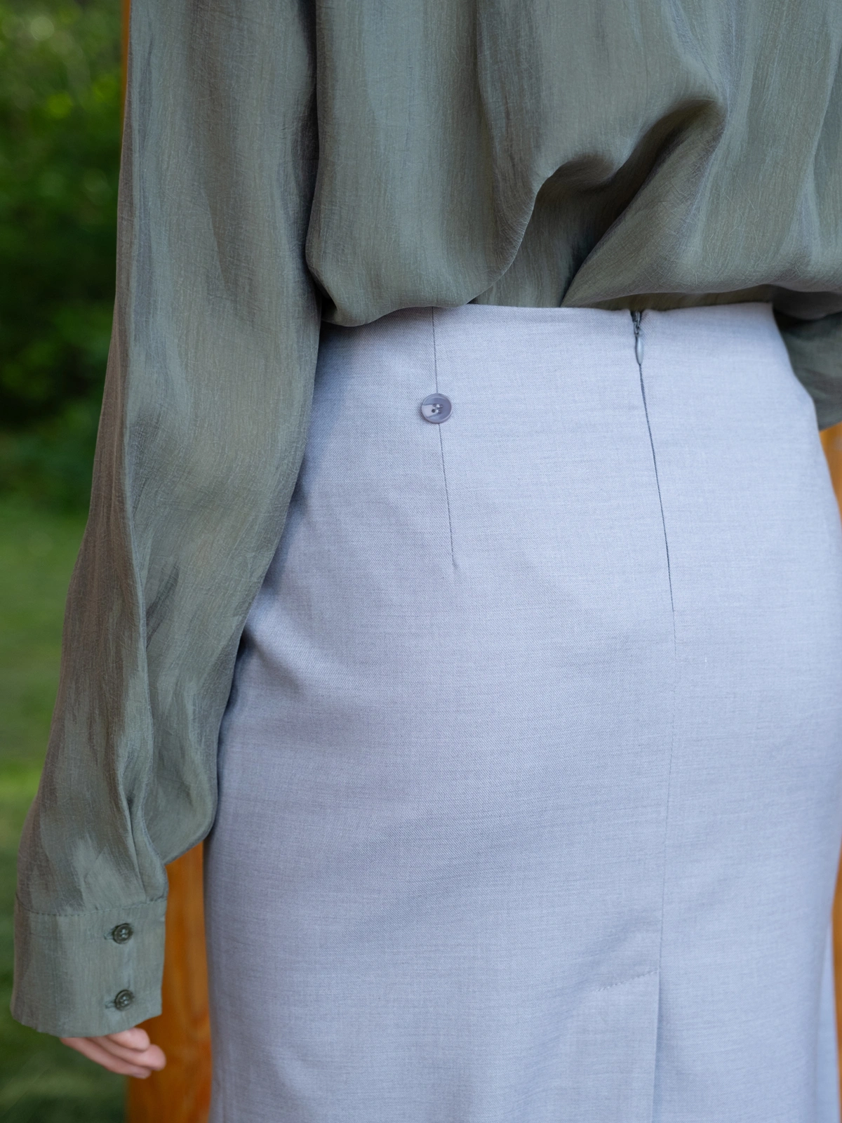 Юбка с отлетной деталью hedonist