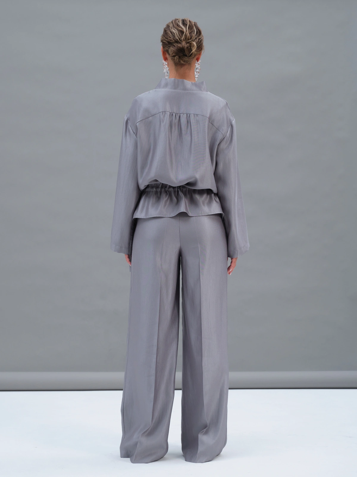 Серебряные брюки Selene