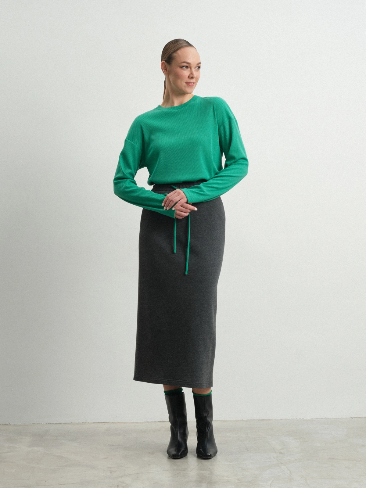 Прямая юбка на резинке Muscari