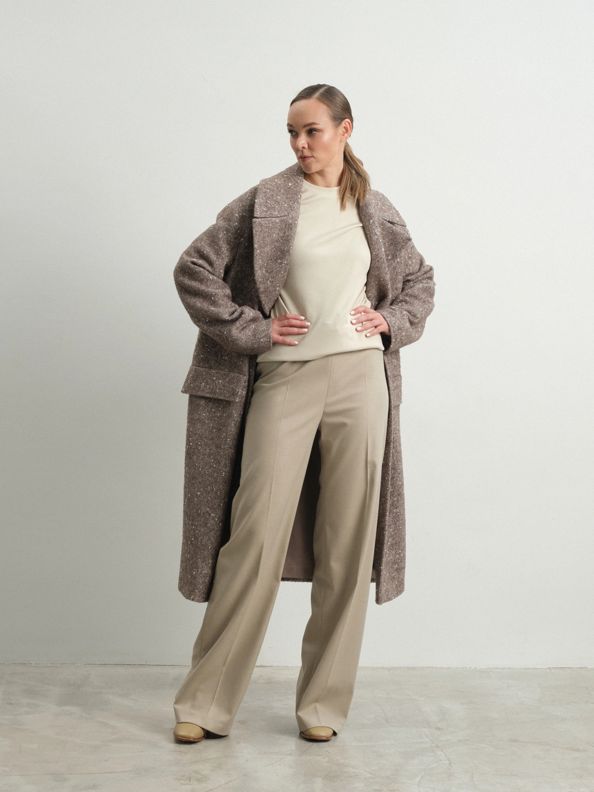 Пальто с капюшоном Hyacinth