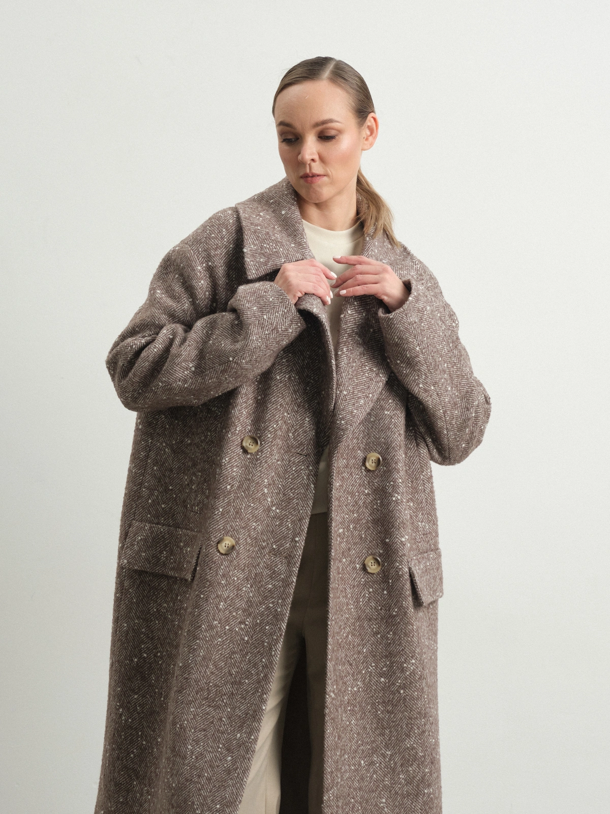 Пальто с капюшоном Hyacinth