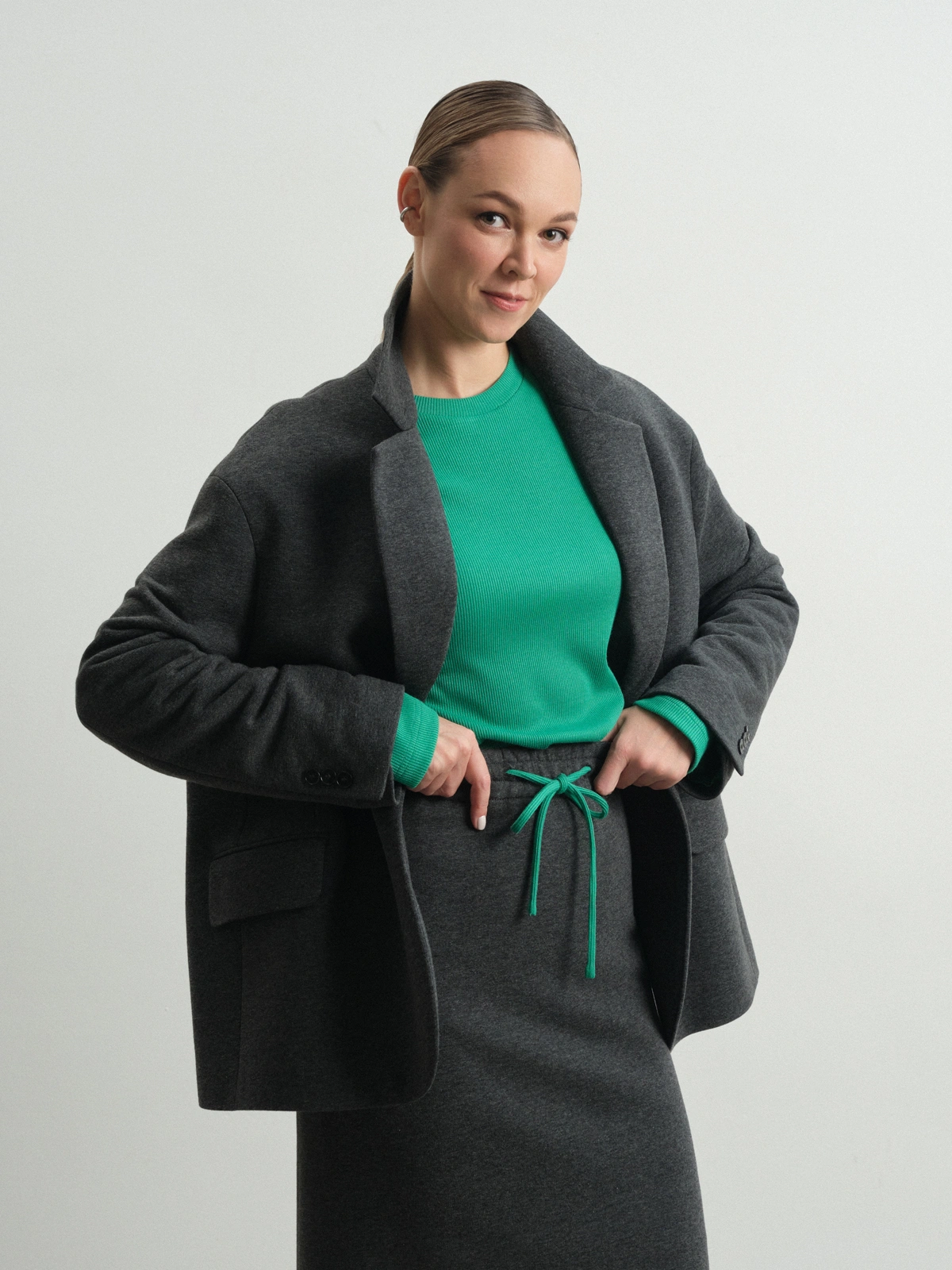 Лонгслив в рубчик Adonis