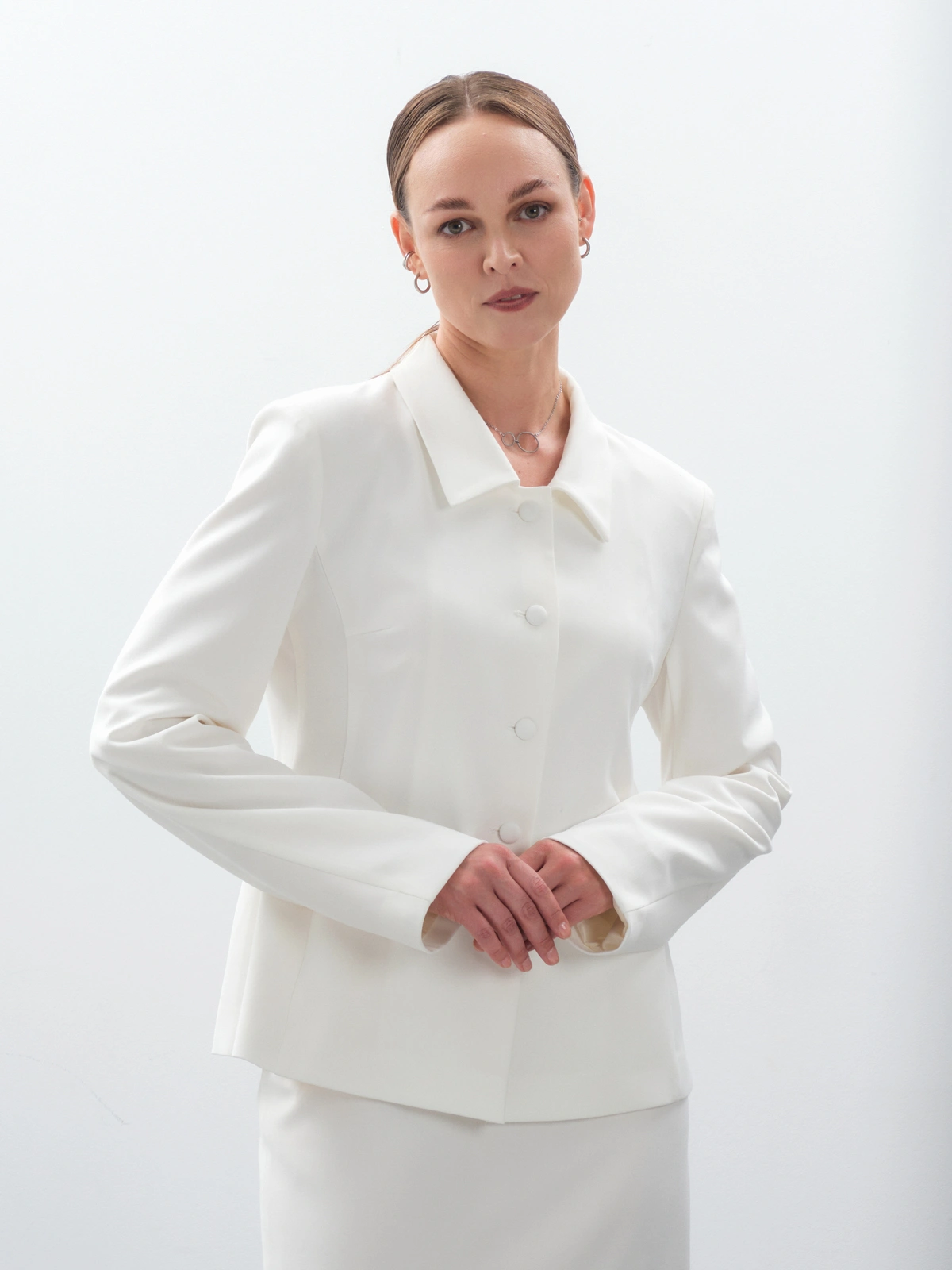 Жакет с баской lady in white