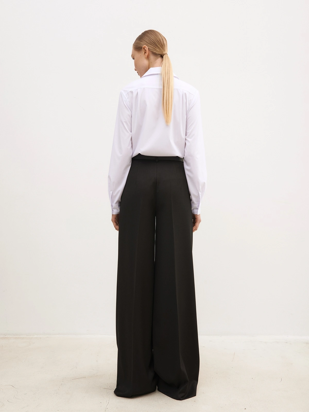 Черные брюки палаццо new