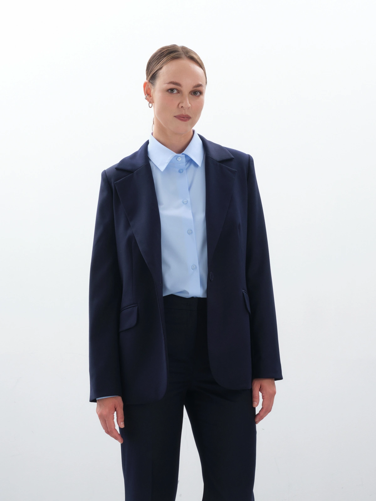 Жакет классический синий