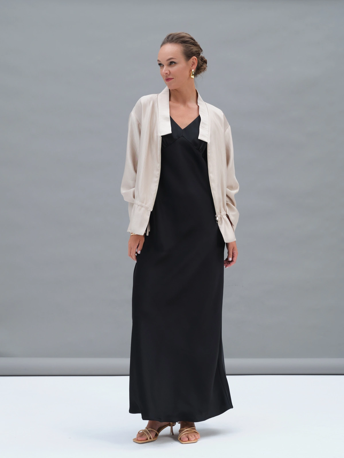 Золотой бомбер на кулиске Eos