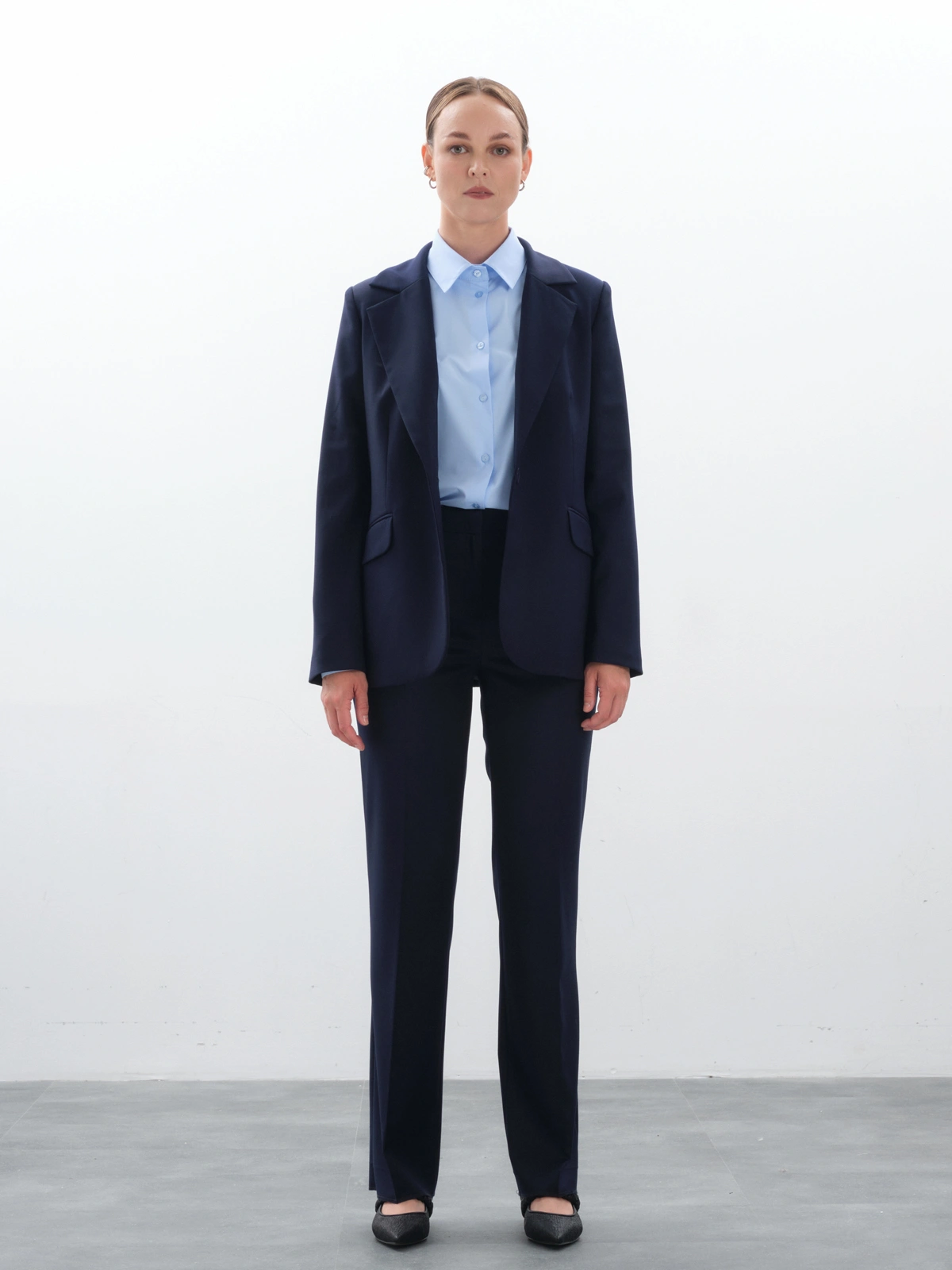 Жакет классический синий