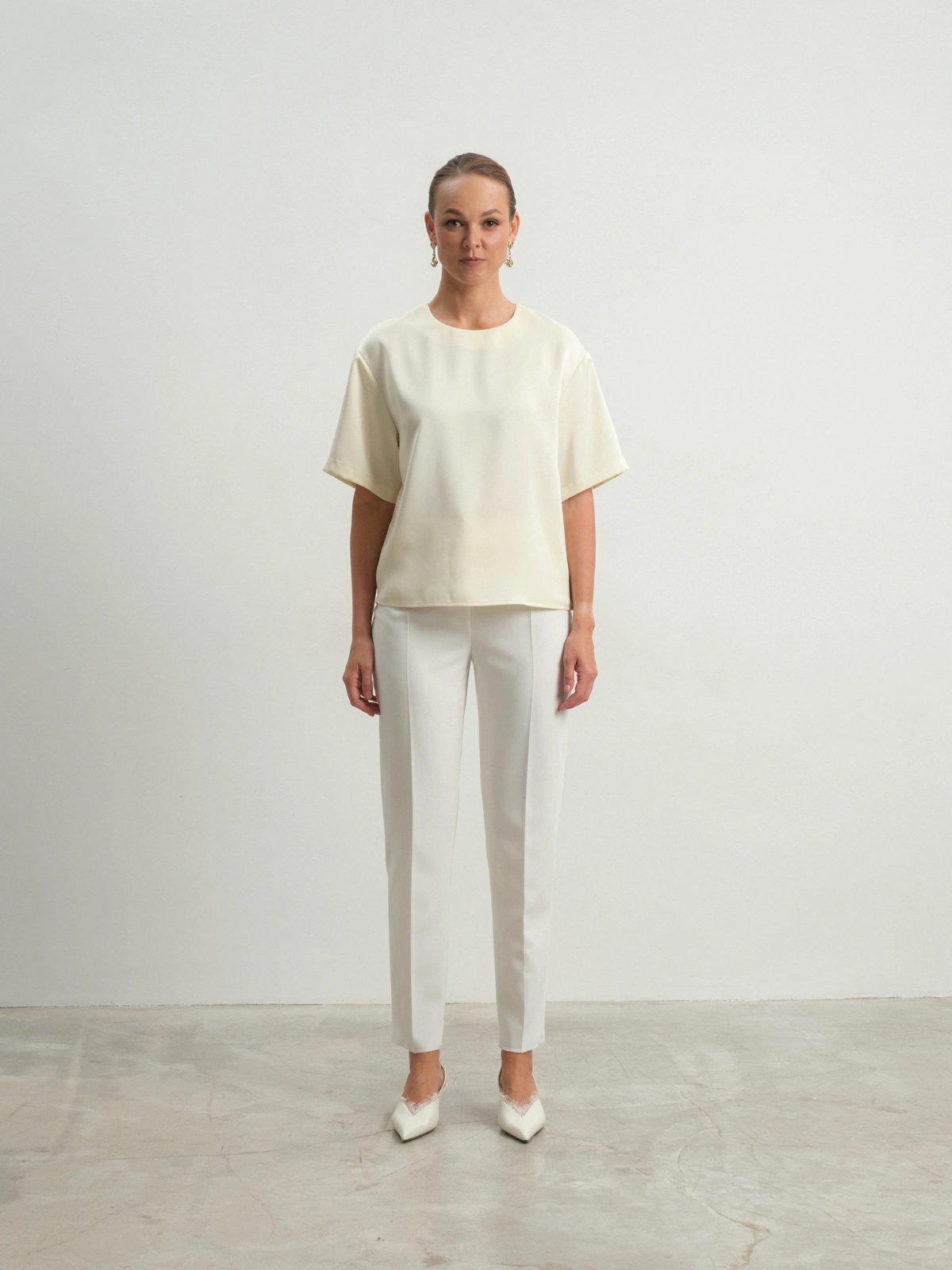 Сливочная блуза Desire