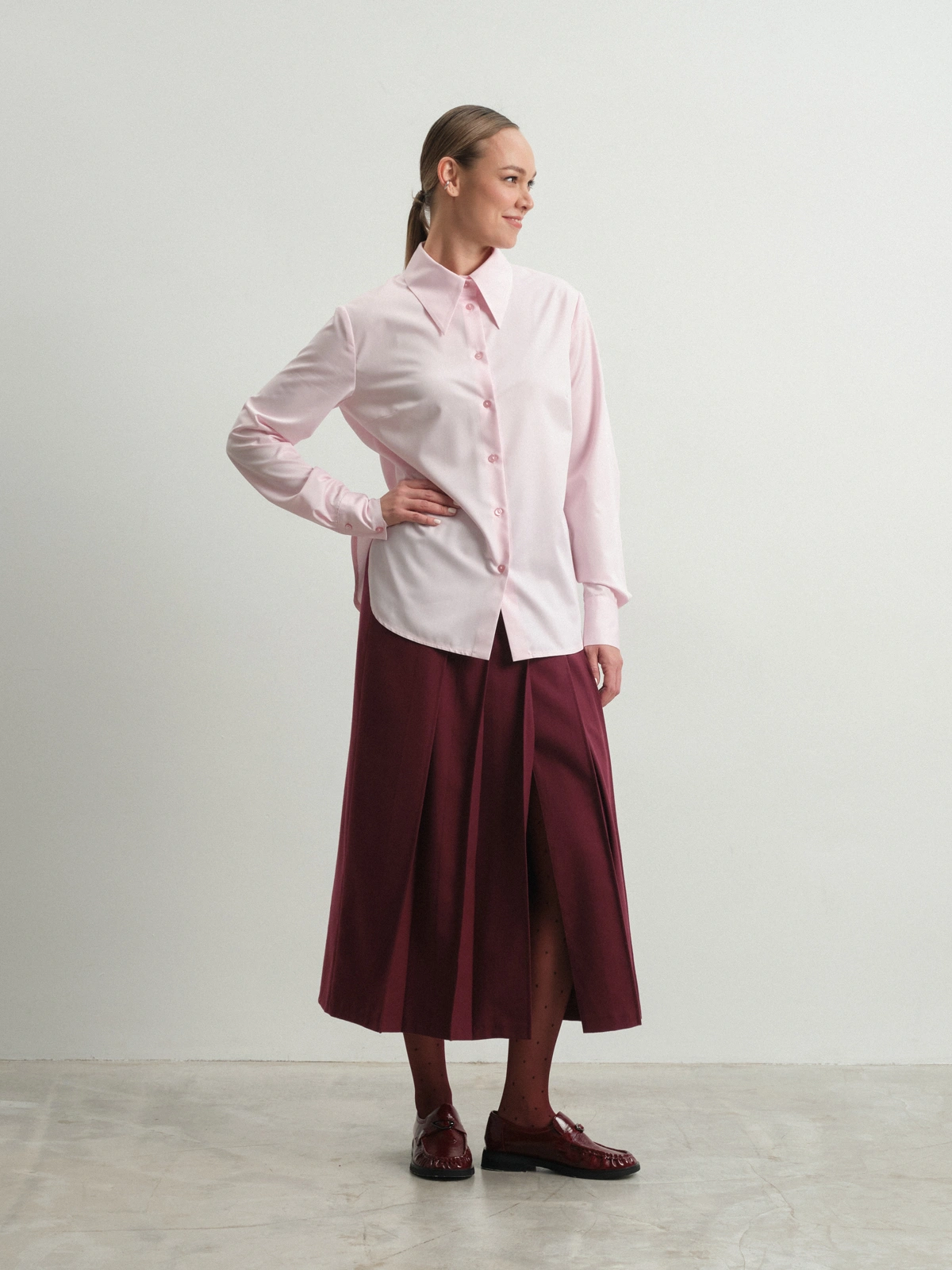 Рубашка с акцентными деталями Cyclamen