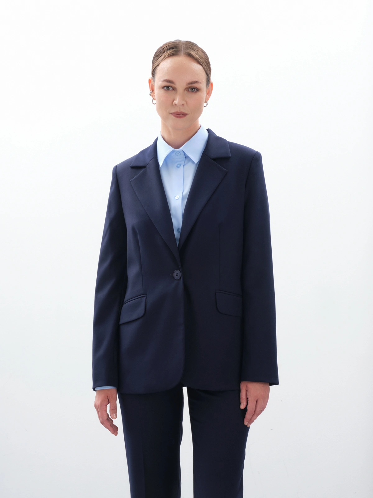 Жакет классический синий