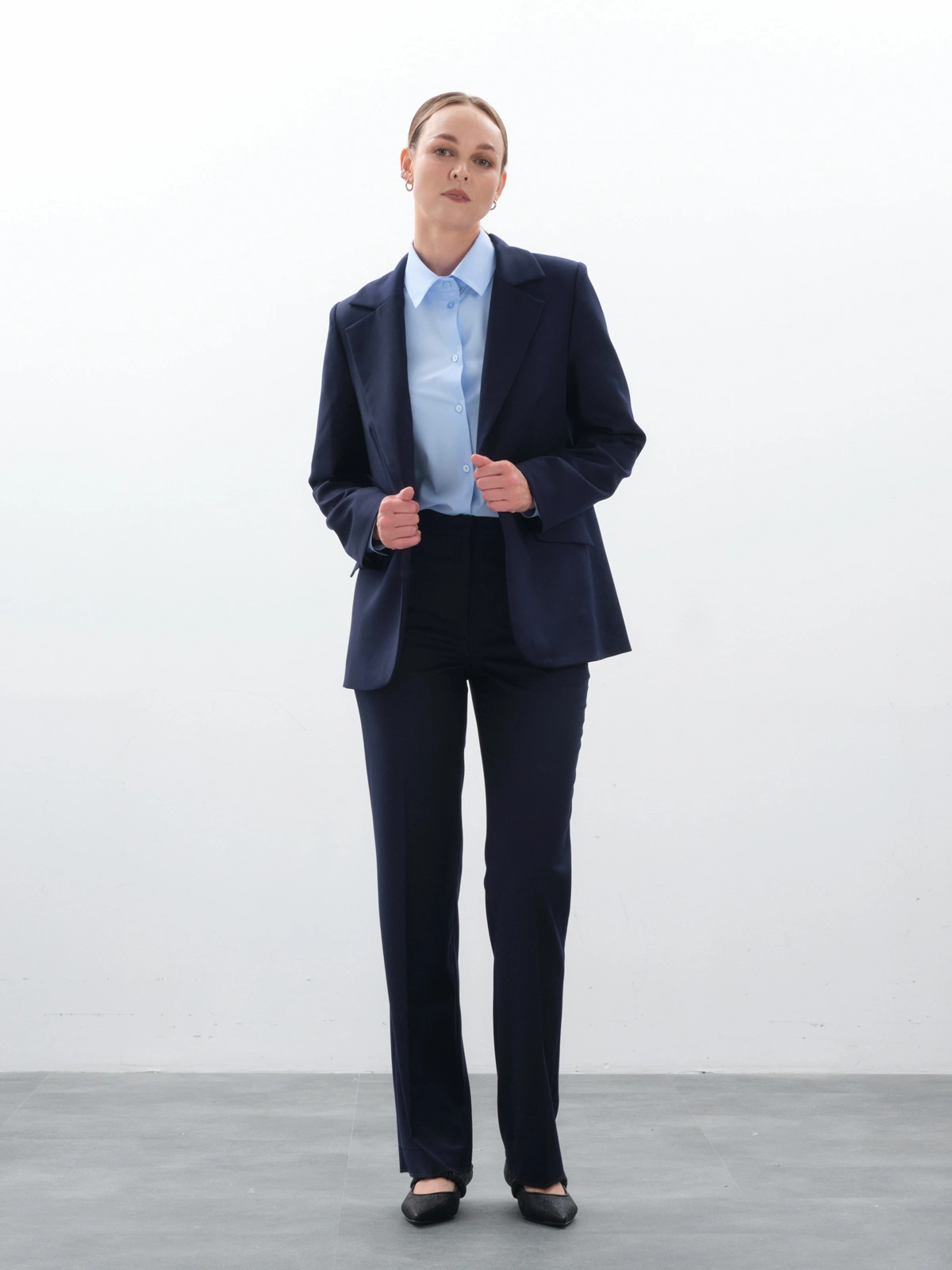 Жакет классический синий