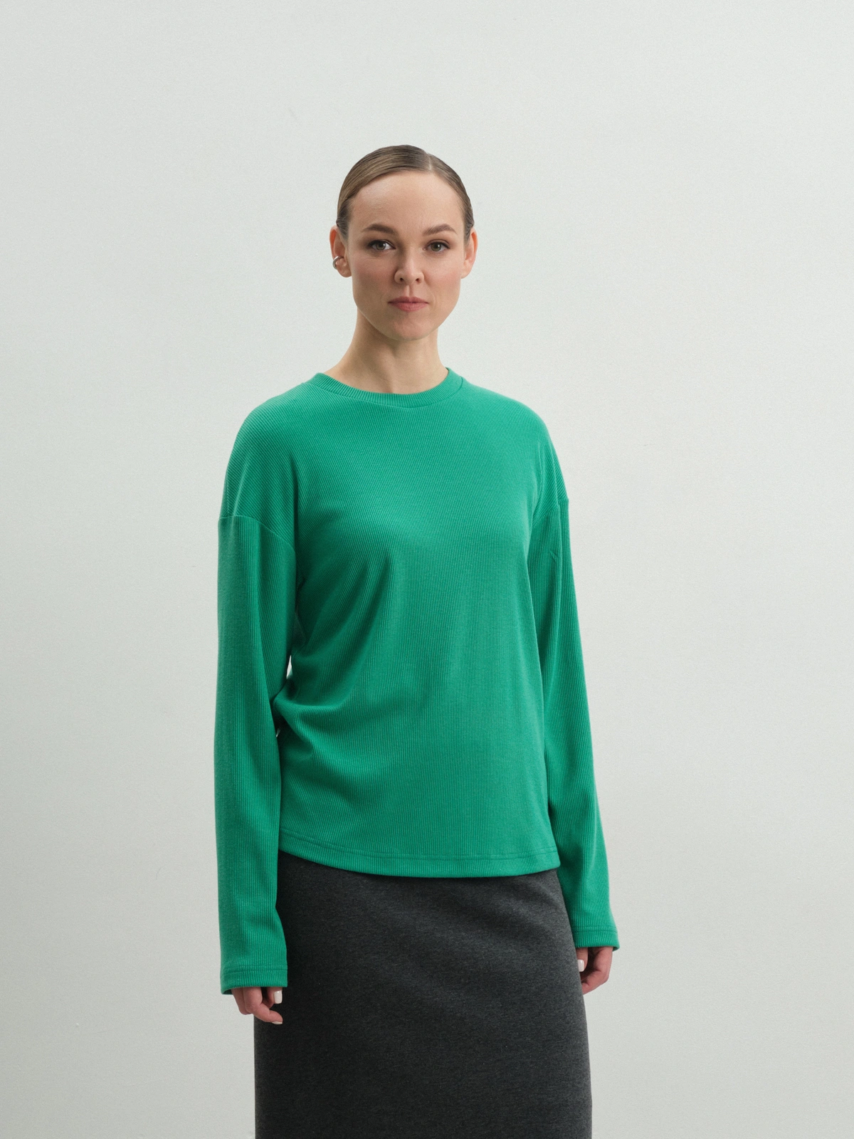 Лонгслив в рубчик Adonis