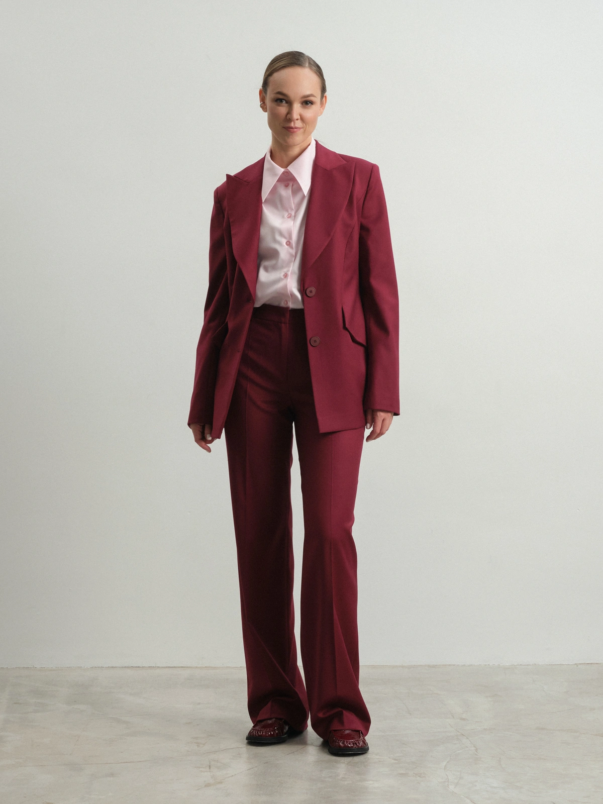 Брюки в винном оттенке Iris