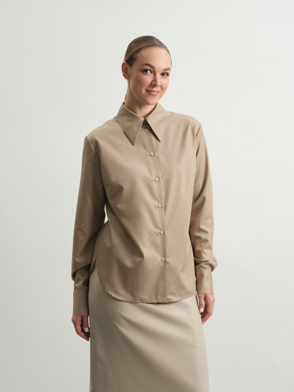 Рубашка с акцентными деталями Skilla